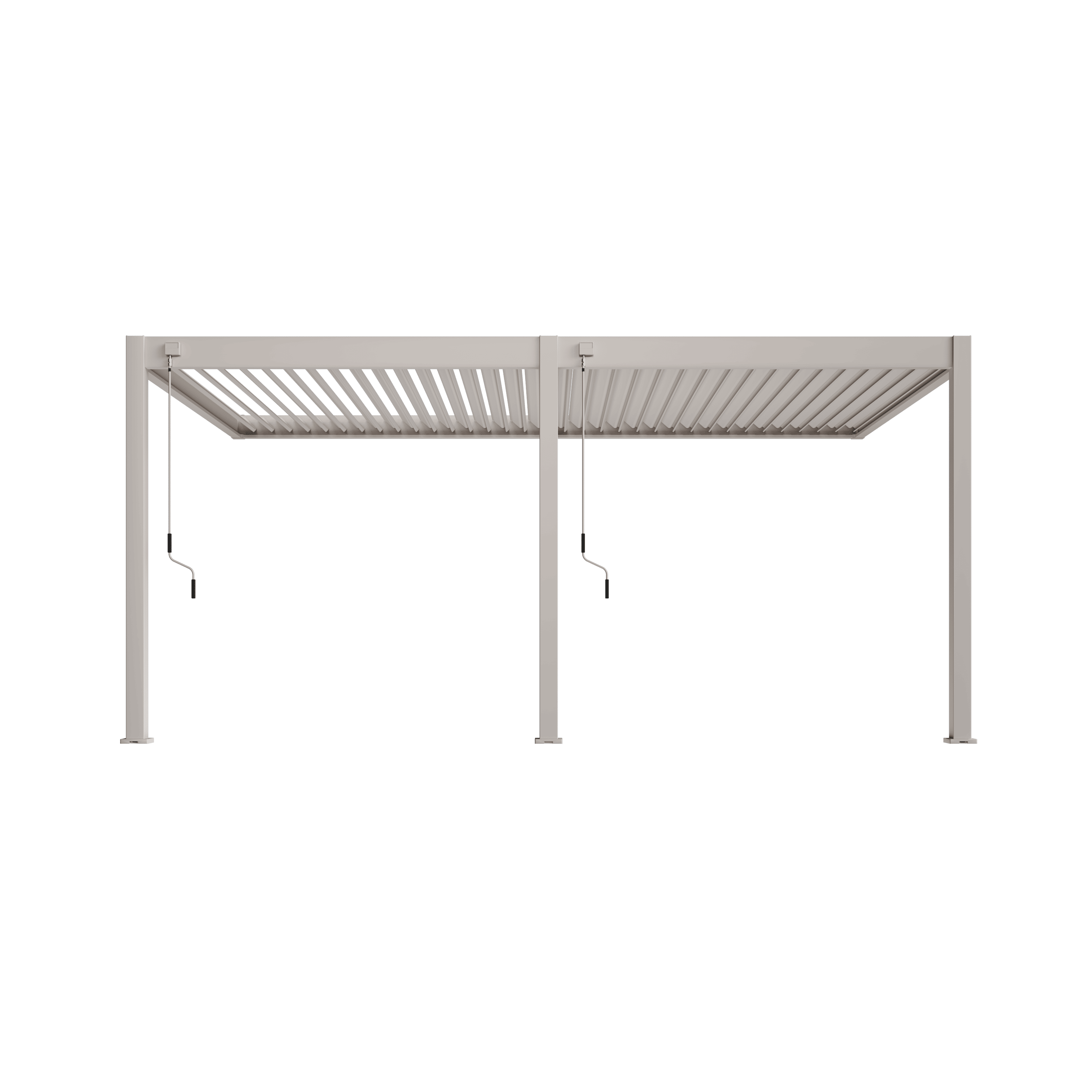 Orion Deluxe overkapping - Muurbevestiging - 360x530 cm - Kiezelgrijs