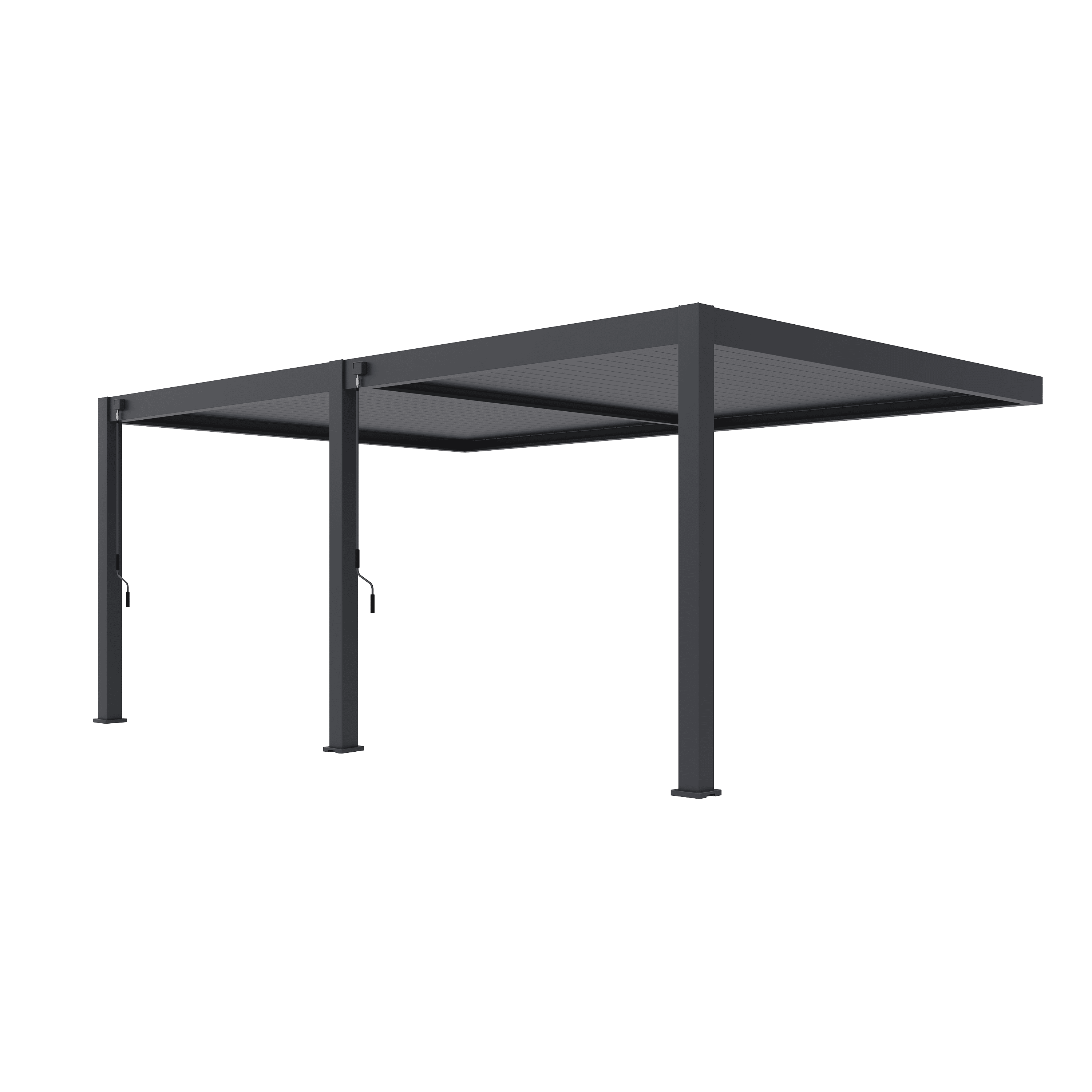 Orion Premium overkapping - Muurbevestiging - 400x600 cm - Antraciet