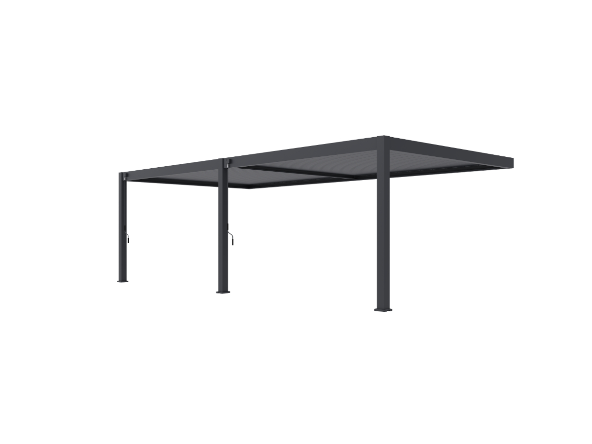 Orion Premium overkapping - Muurbevestiging - 400x800 cm - Antraciet