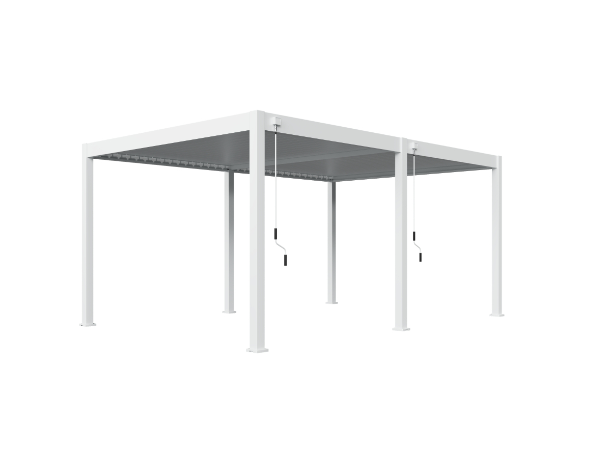 Orion Deluxe overkapping - 360x530 cm - Wit