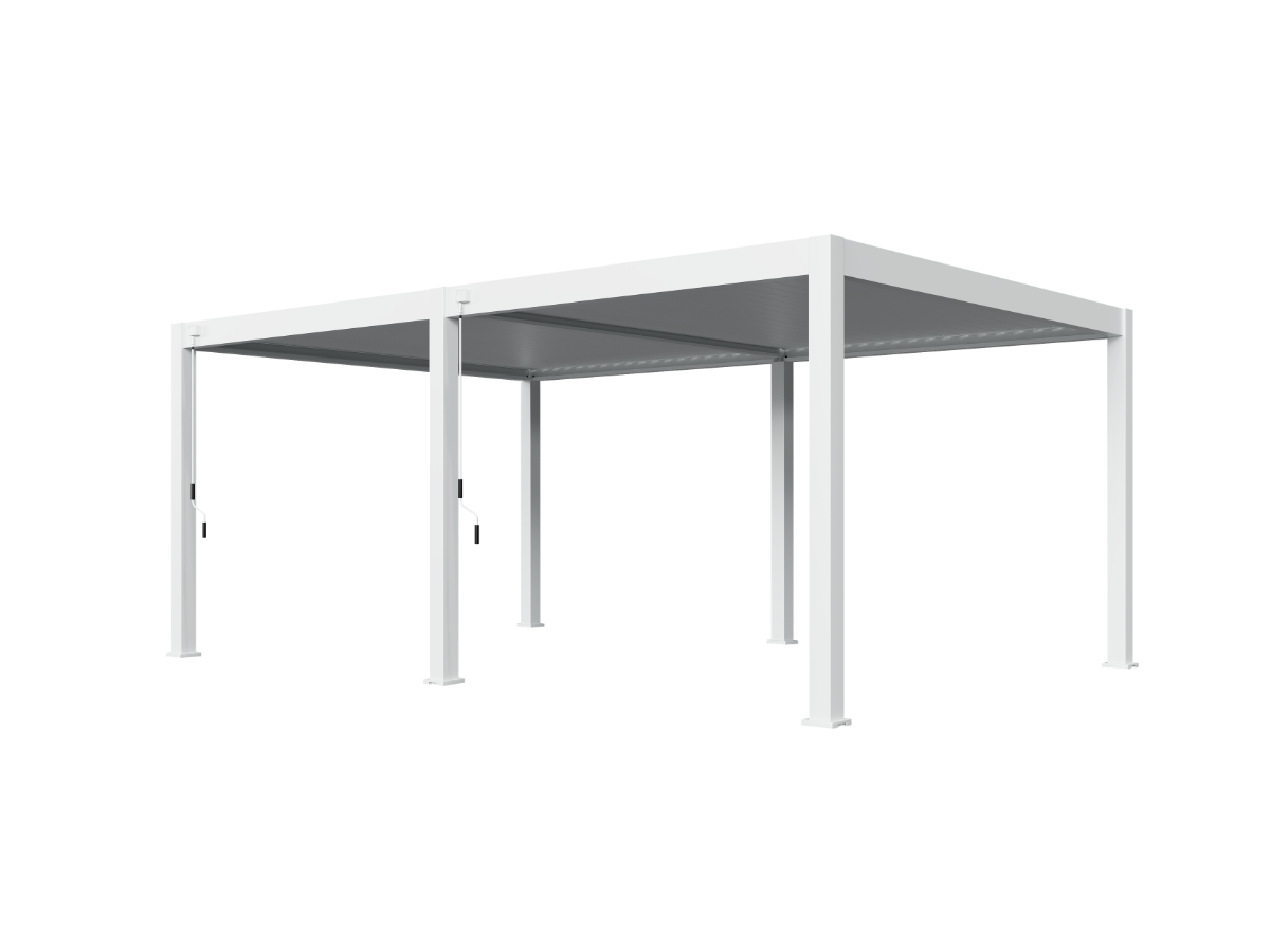 Orion Premium overkapping - 400x600 cm - Wit