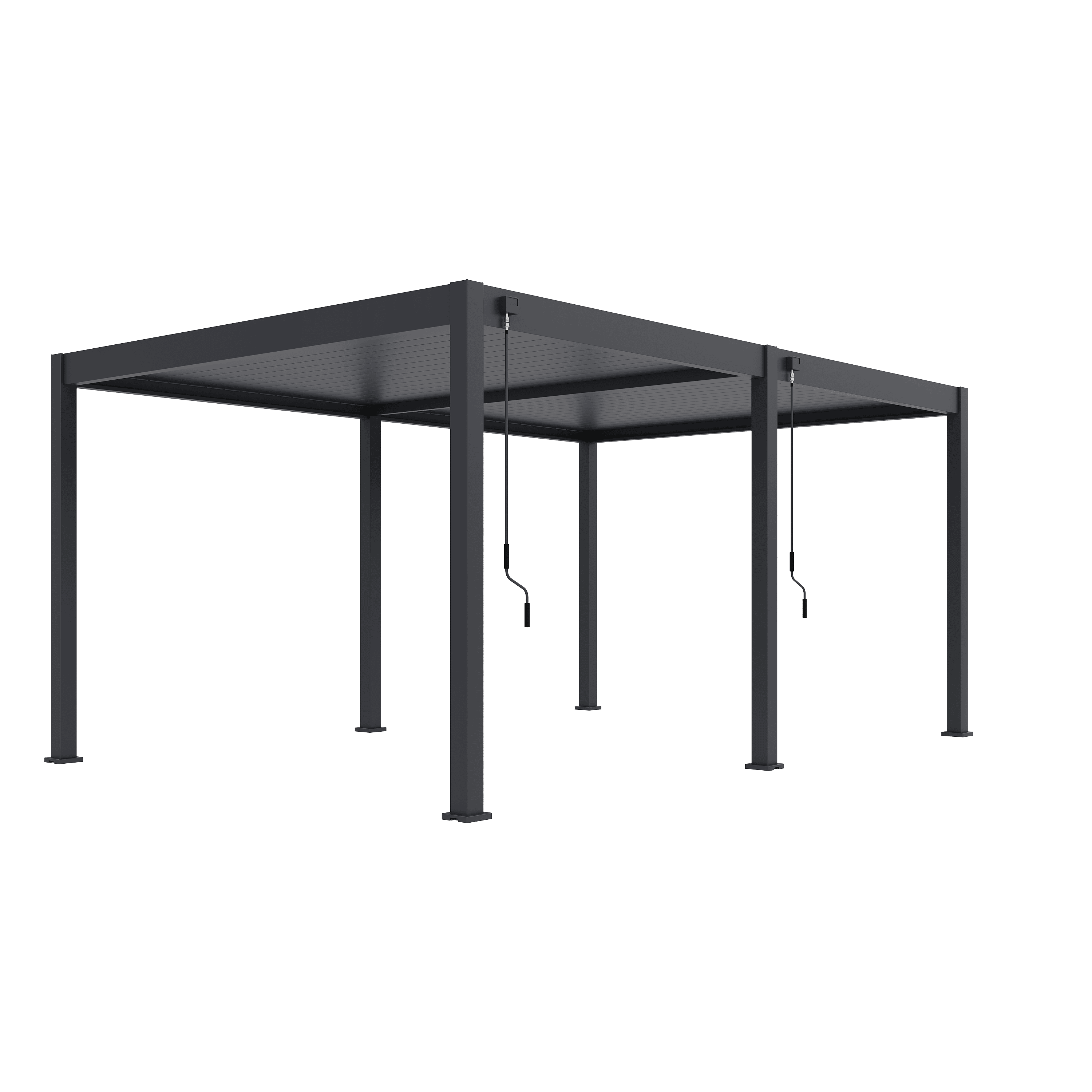 Orion Deluxe overkapping - 360x530 cm - Antraciet