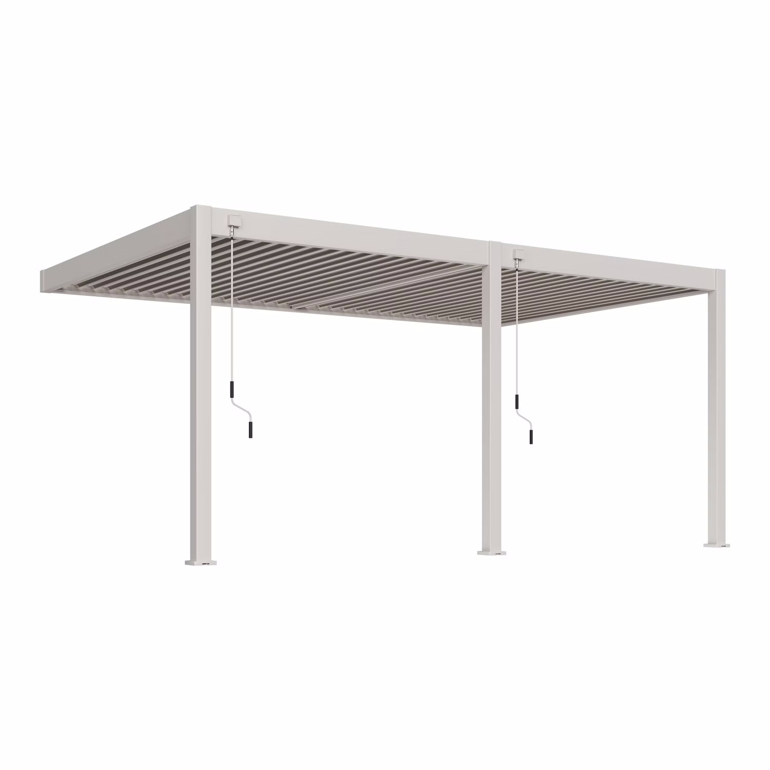 Orion Deluxe overkapping - Muurbevestiging - 360x530 cm - Kiezelgrijs