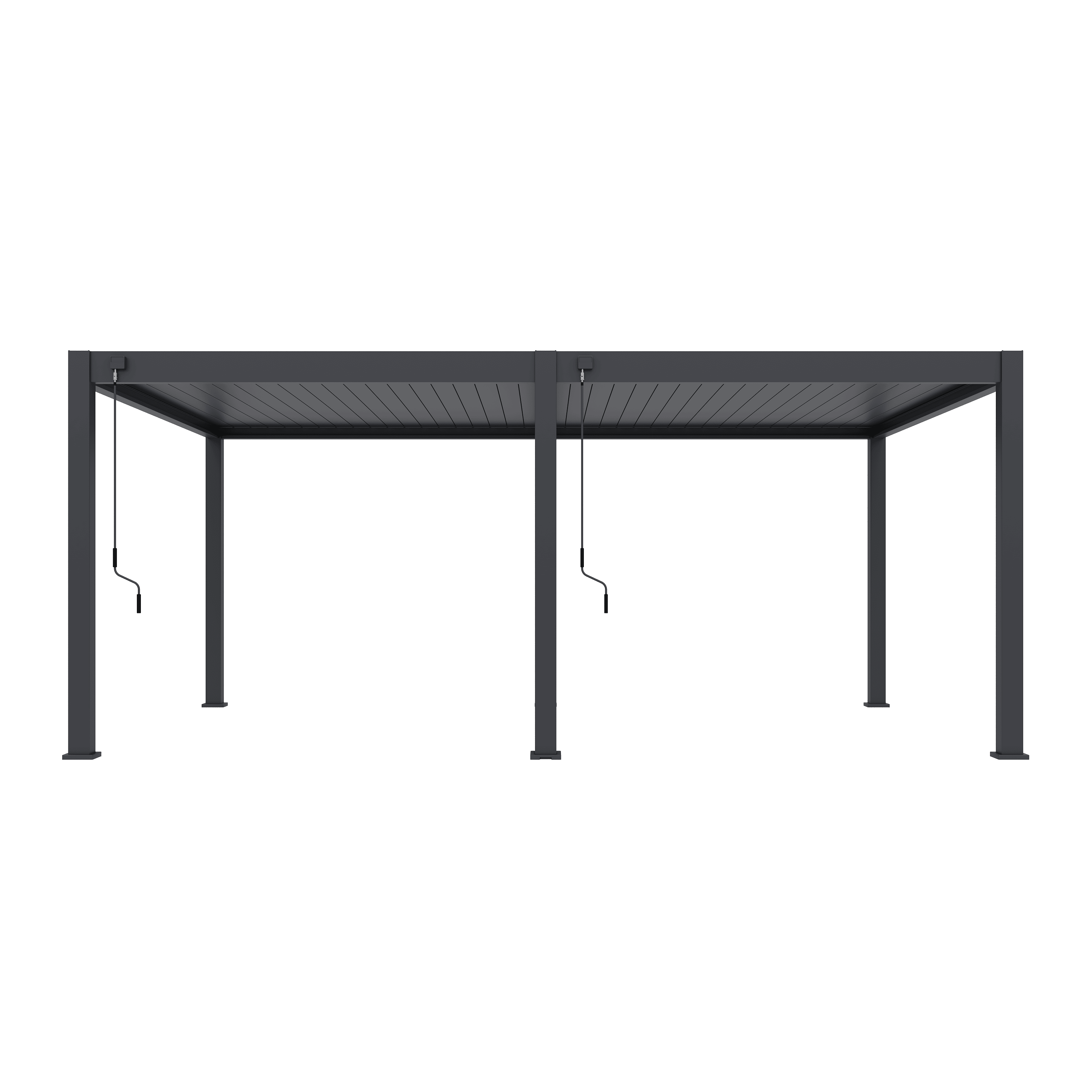 Orion Premium overkapping - 400x600 cm - Antraciet