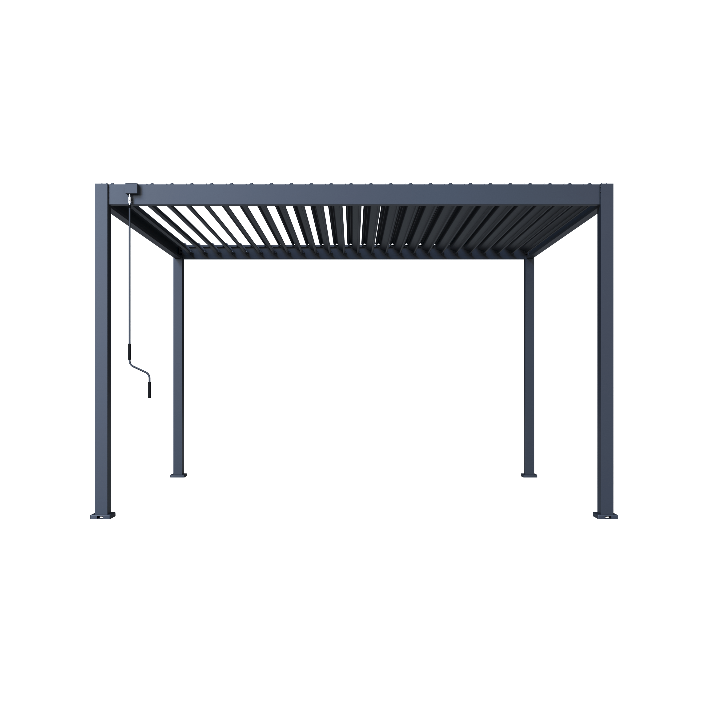 Orion Eco overkapping - 300x400 cm - Antraciet