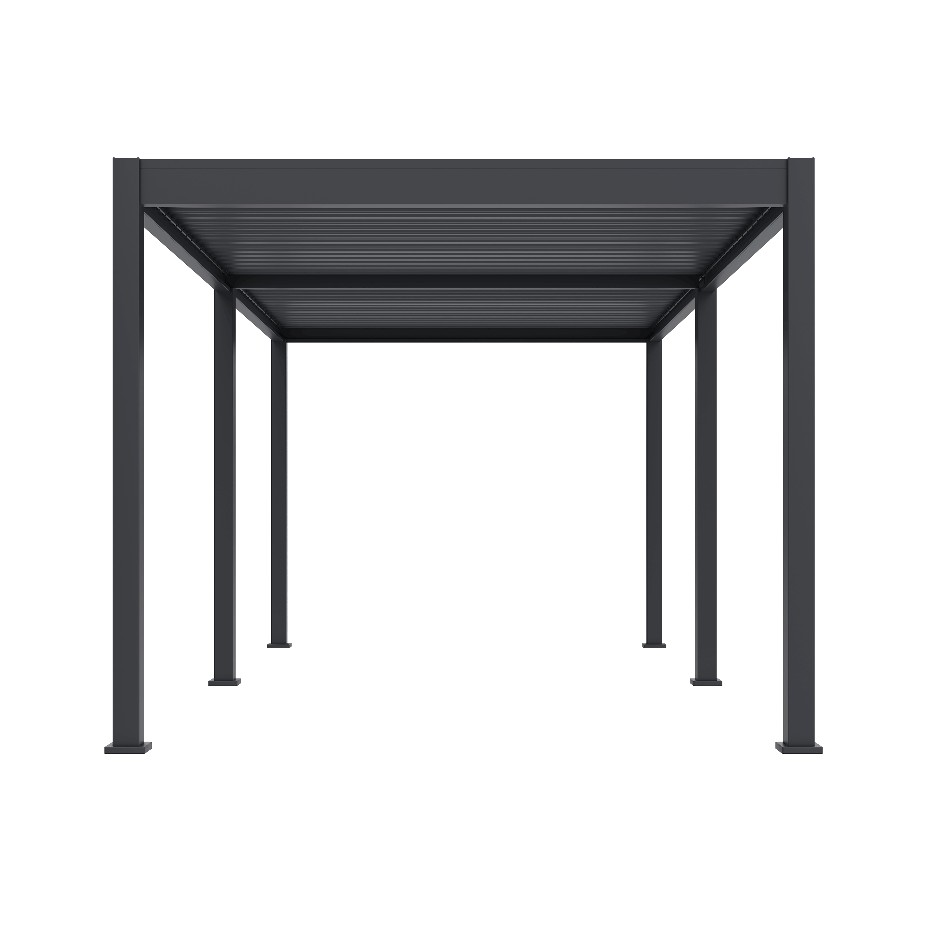 Orion Comfort overkapping - 300x600 cm - Antraciet