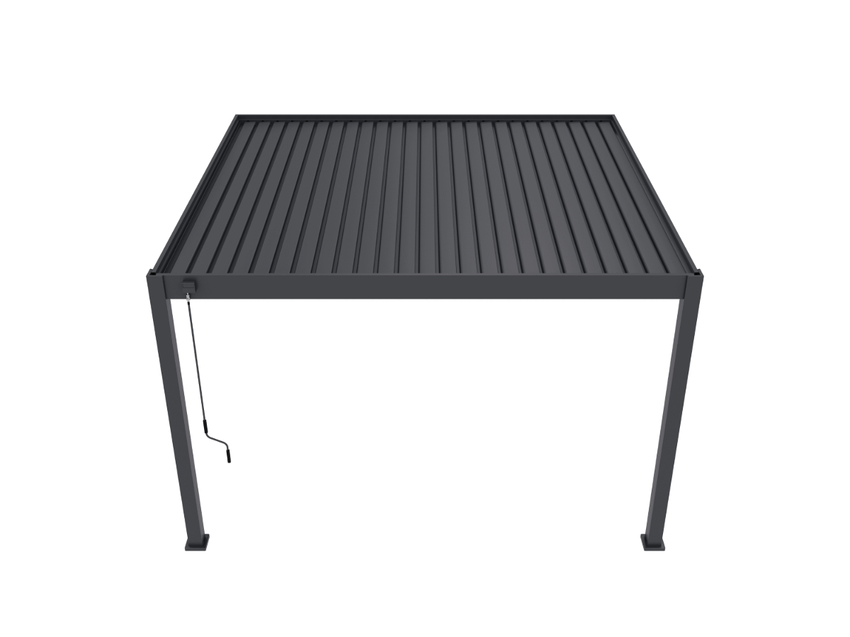  Orion Deluxe overkapping - Muurbevestiging - 300x360 cm - Antraciet