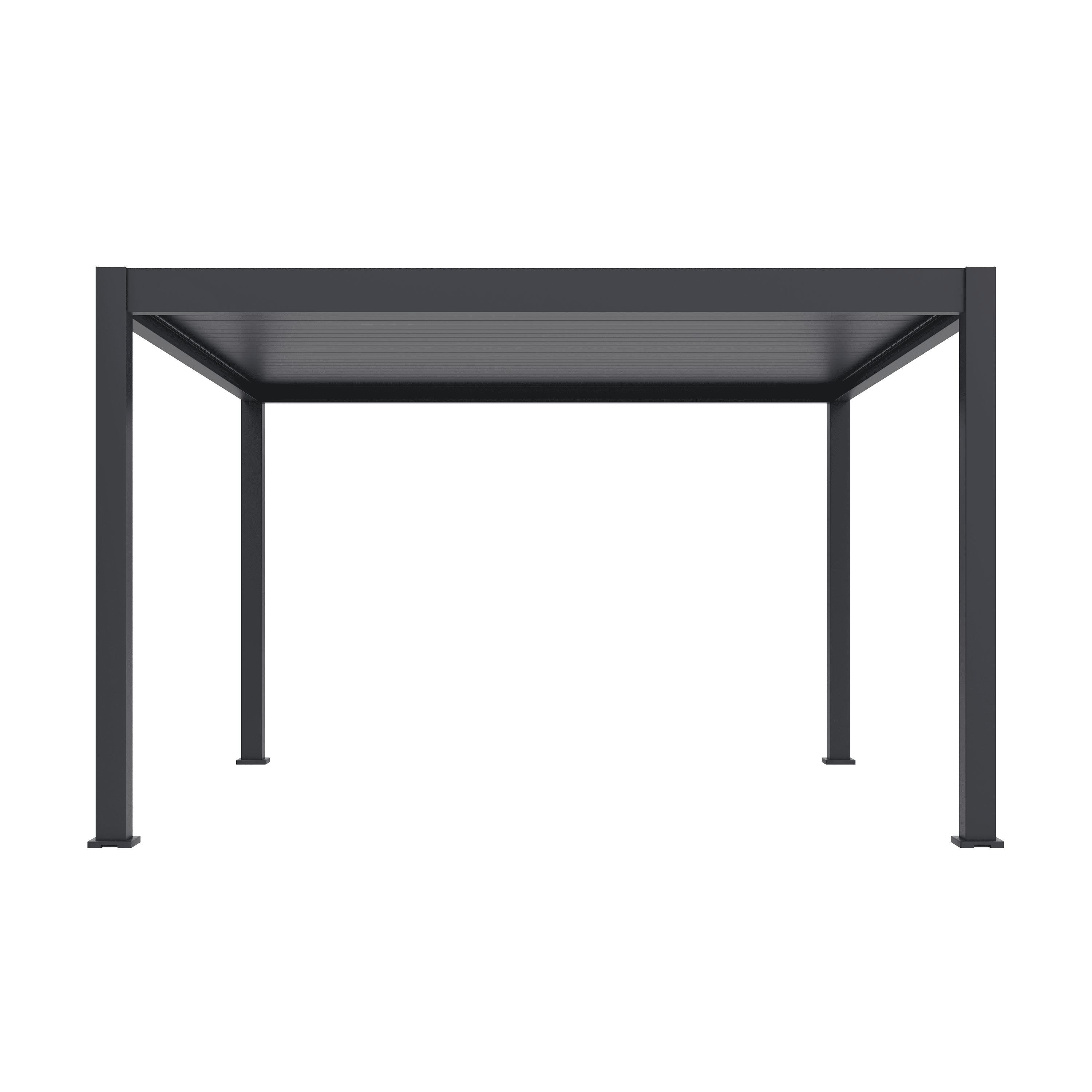 Orion Premium overkapping - 400x400 cm - Antraciet