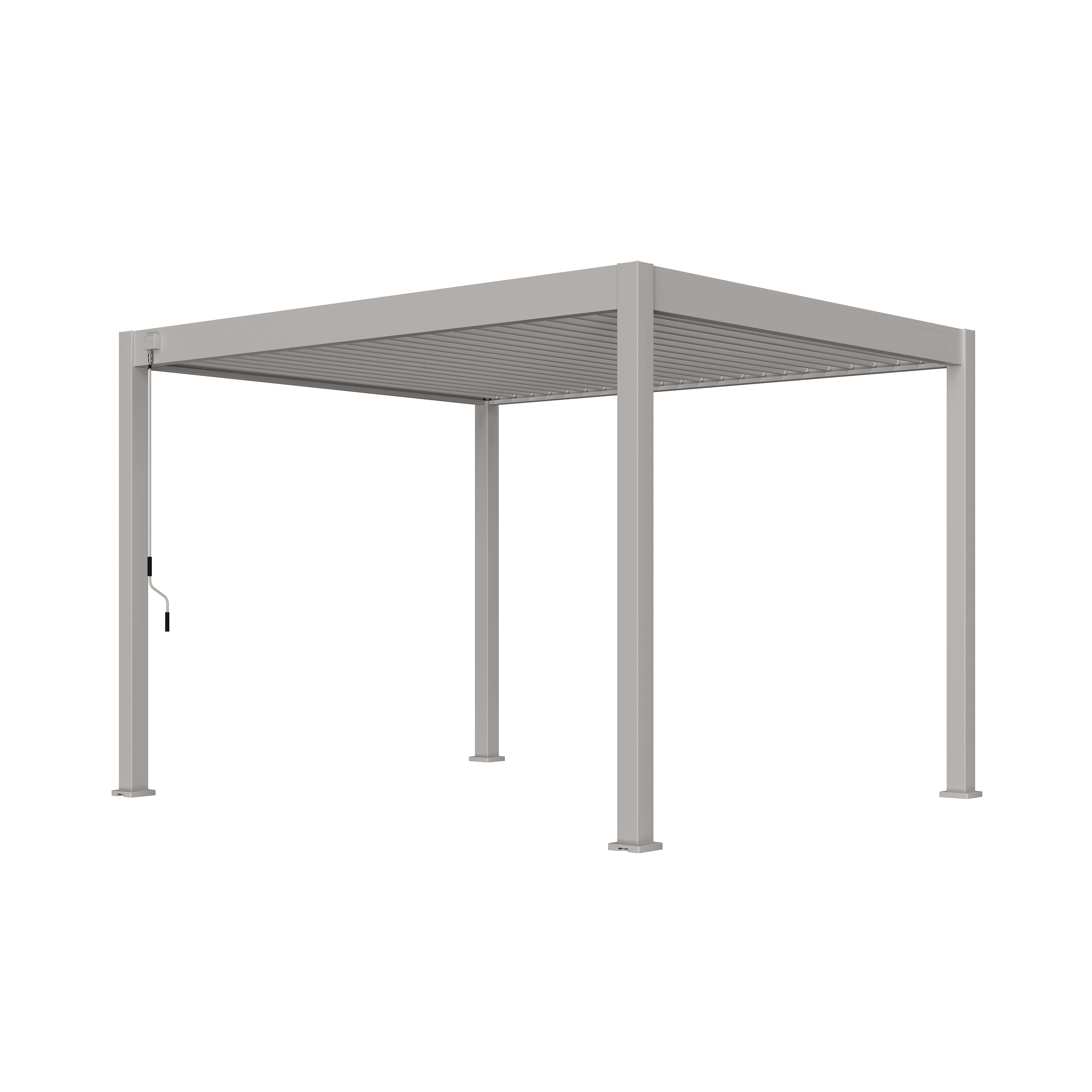 Orion Comfort overkapping - 300x360 cm - Kiezelgrijs