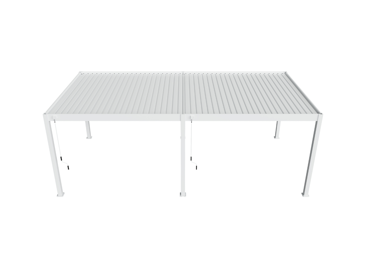 Orion Deluxe overkapping  - 360x720 cm - Wit