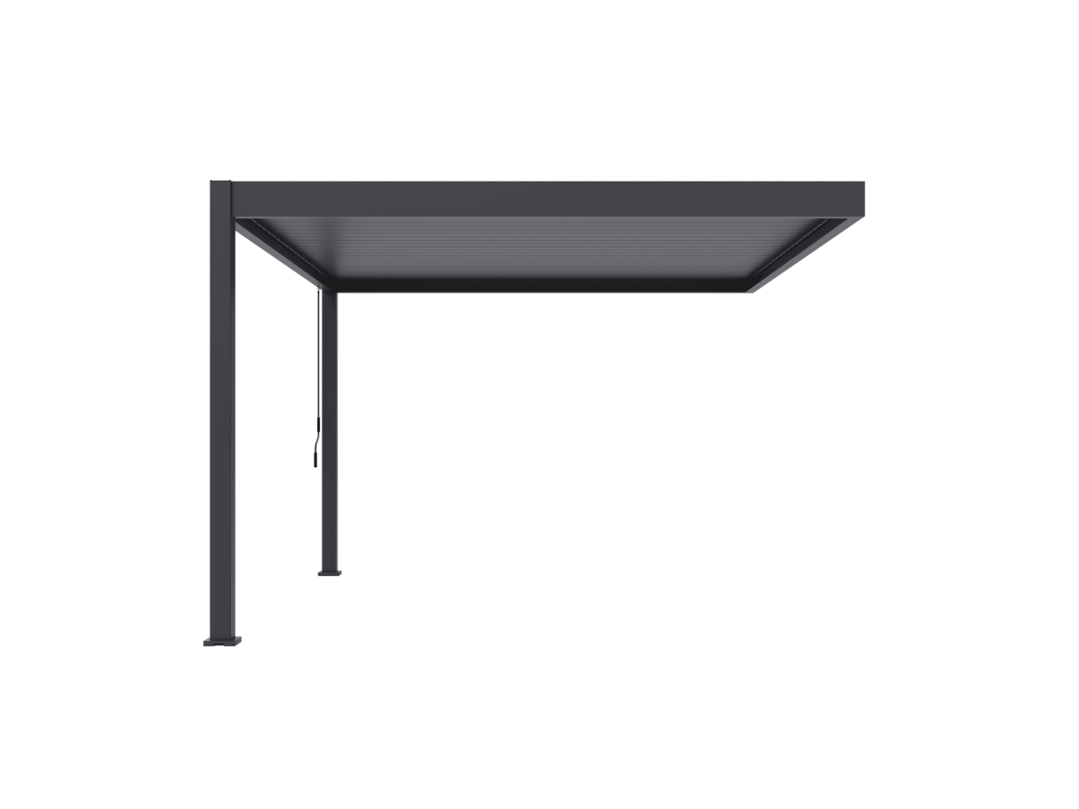  Orion Deluxe overkapping - Muurbevestiging - 300x360 cm - Antraciet