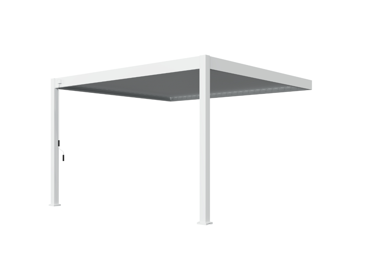 Orion Deluxe overkapping - Muurbevestiging - 360x400 cm - Wit