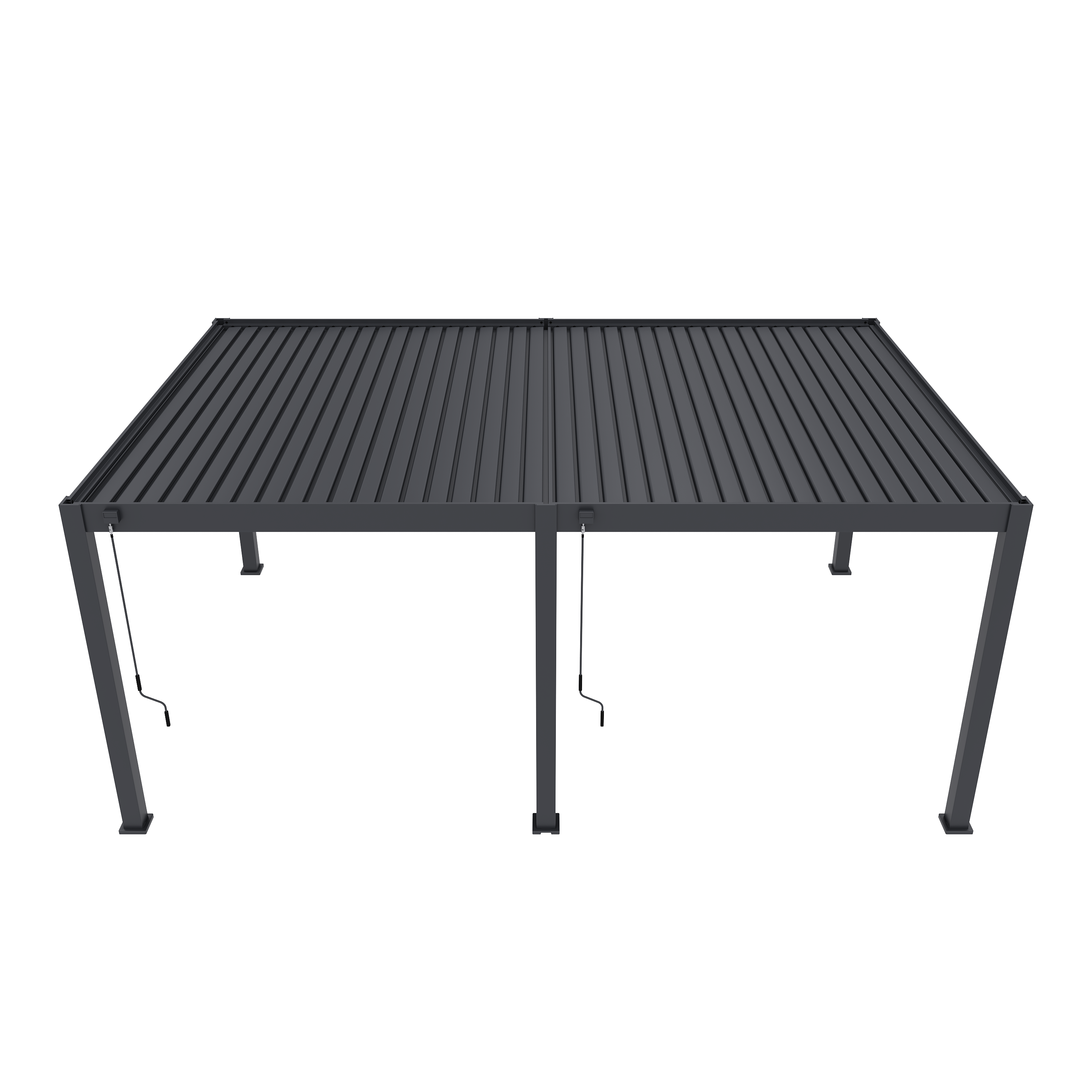 Orion Premium overkapping - 400x600 cm - Antraciet