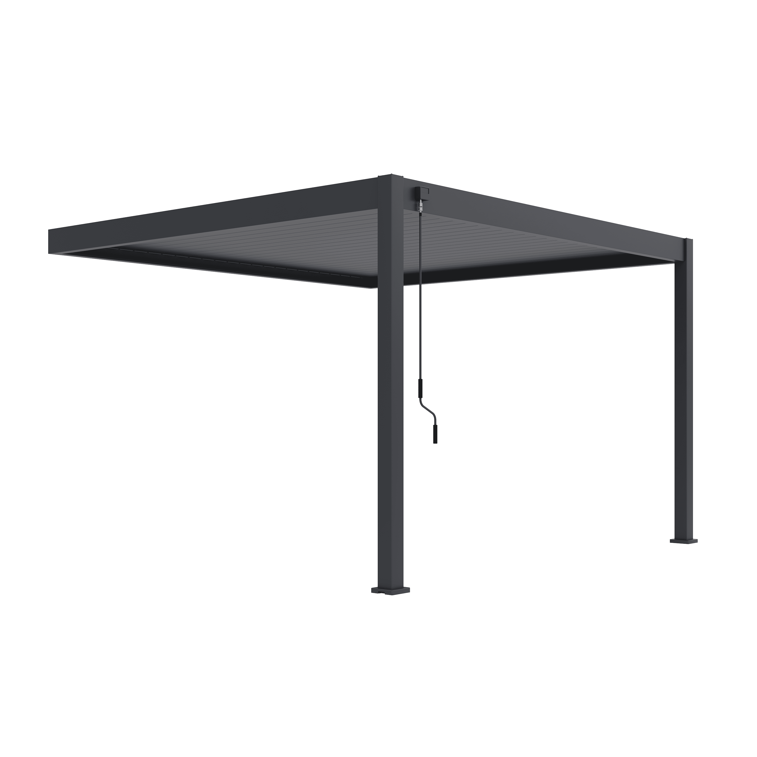 Orion Deluxe overkapping - Muurbevestiging - 360x400 cm - Antraciet