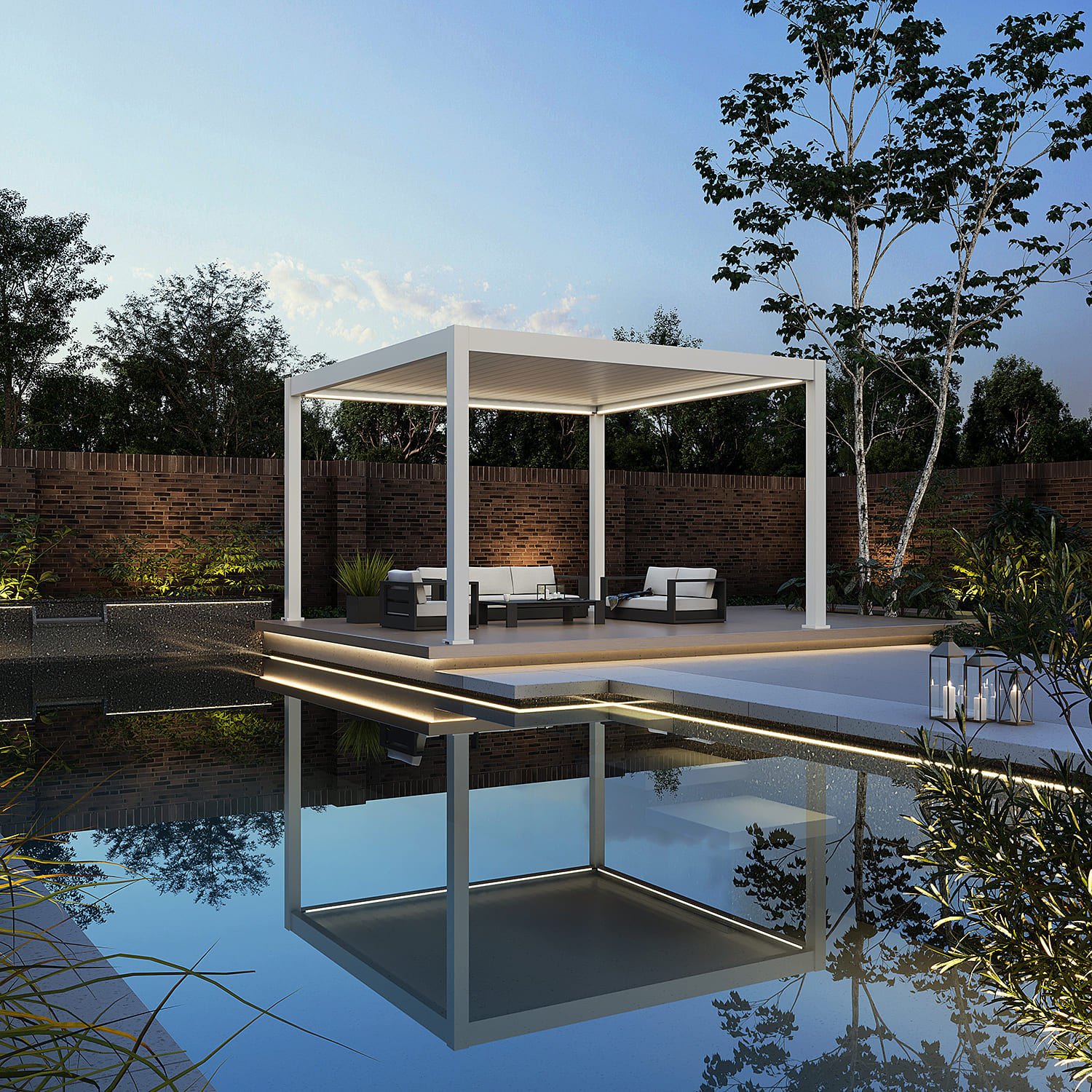 Orion LED-kit - 300x300 cm - Wit