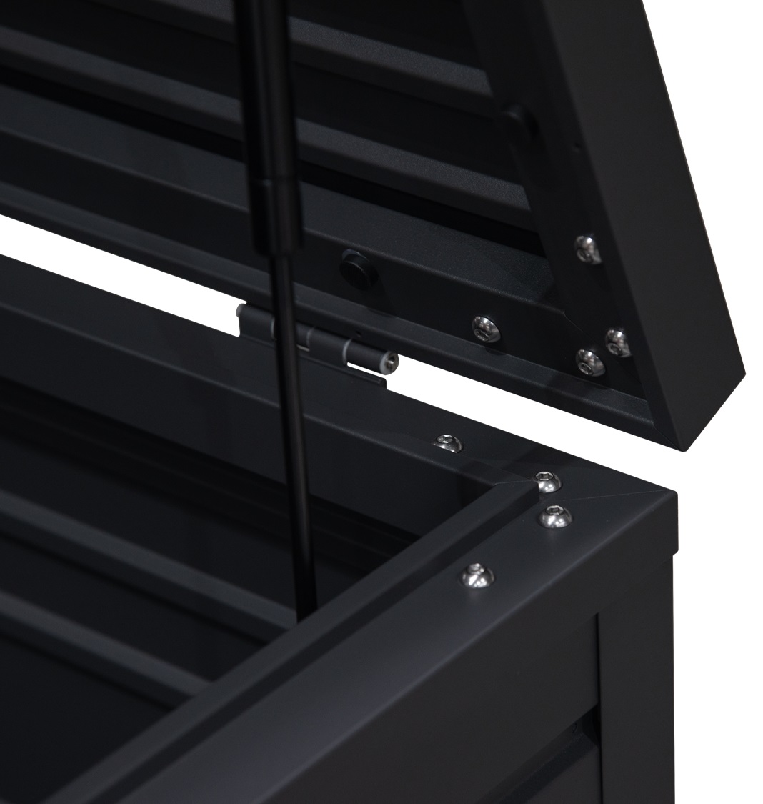 Orion Sit & Store - Aluminium opbergbox - 590L - Antraciet