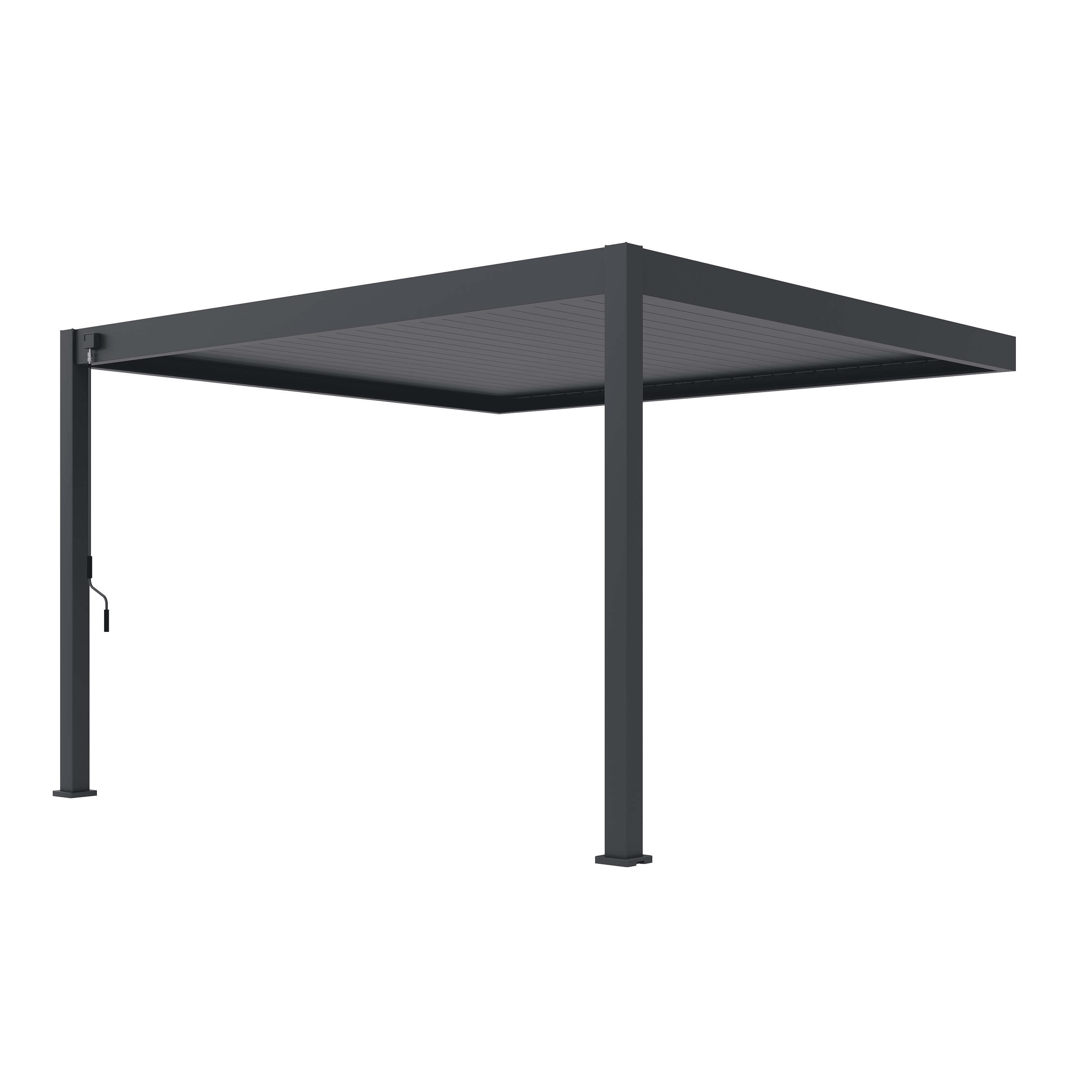 Orion Deluxe overkapping - Muurbevestiging - 360x400 cm - Antraciet