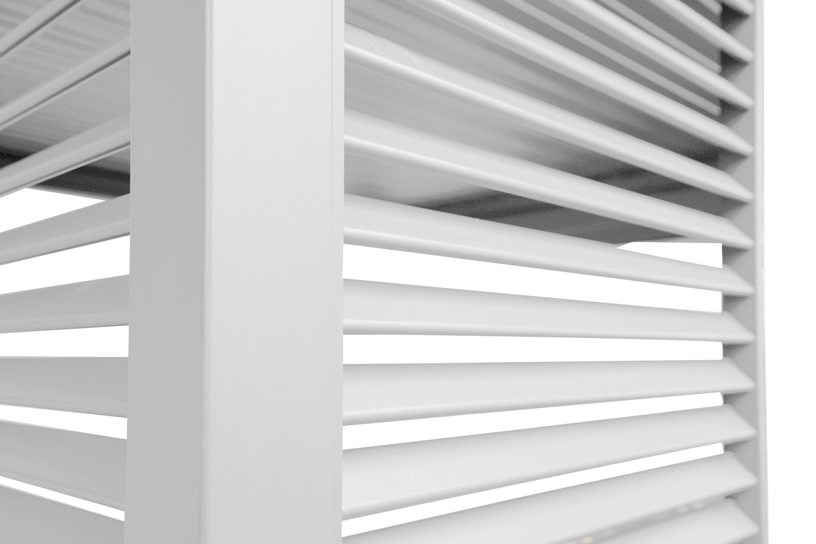 Orion shutterpaneel - Vast - Horizontaal - 113 cm - Voor 3,6 meter zijkant - Wit