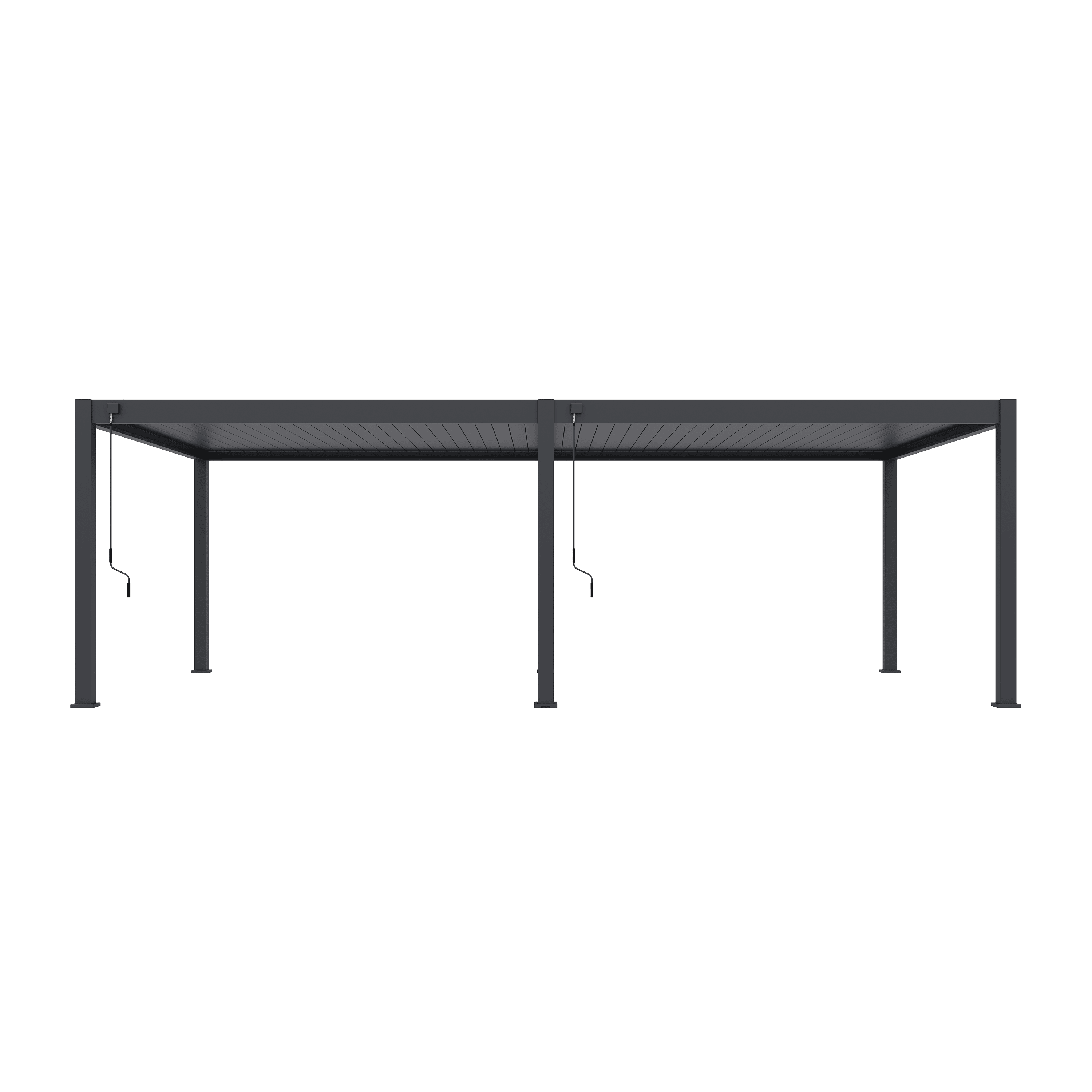 Orion Premium overkapping - 400x800 cm - Antraciet