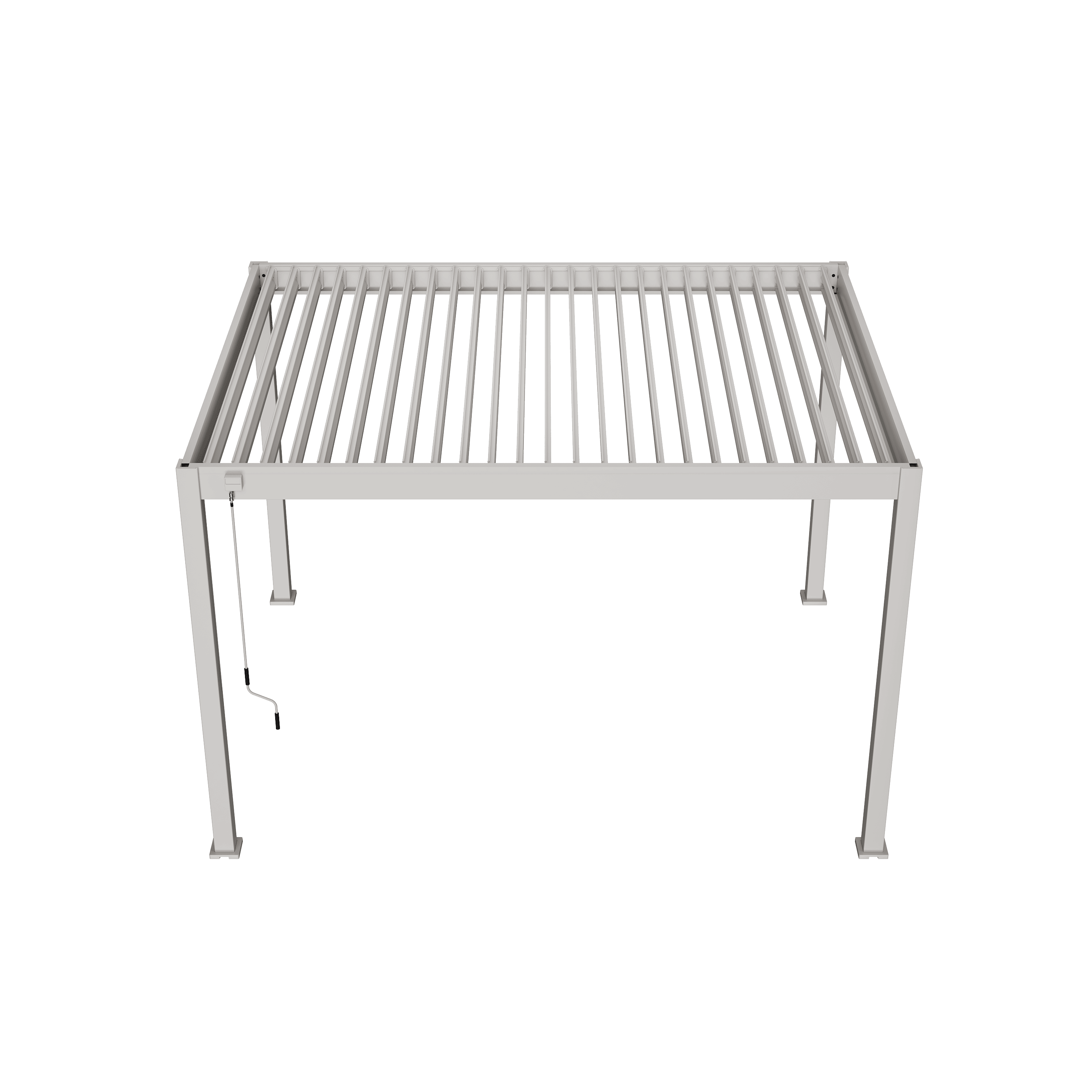 Orion Comfort overkapping - 300x400 cm - Kiezelgrijs