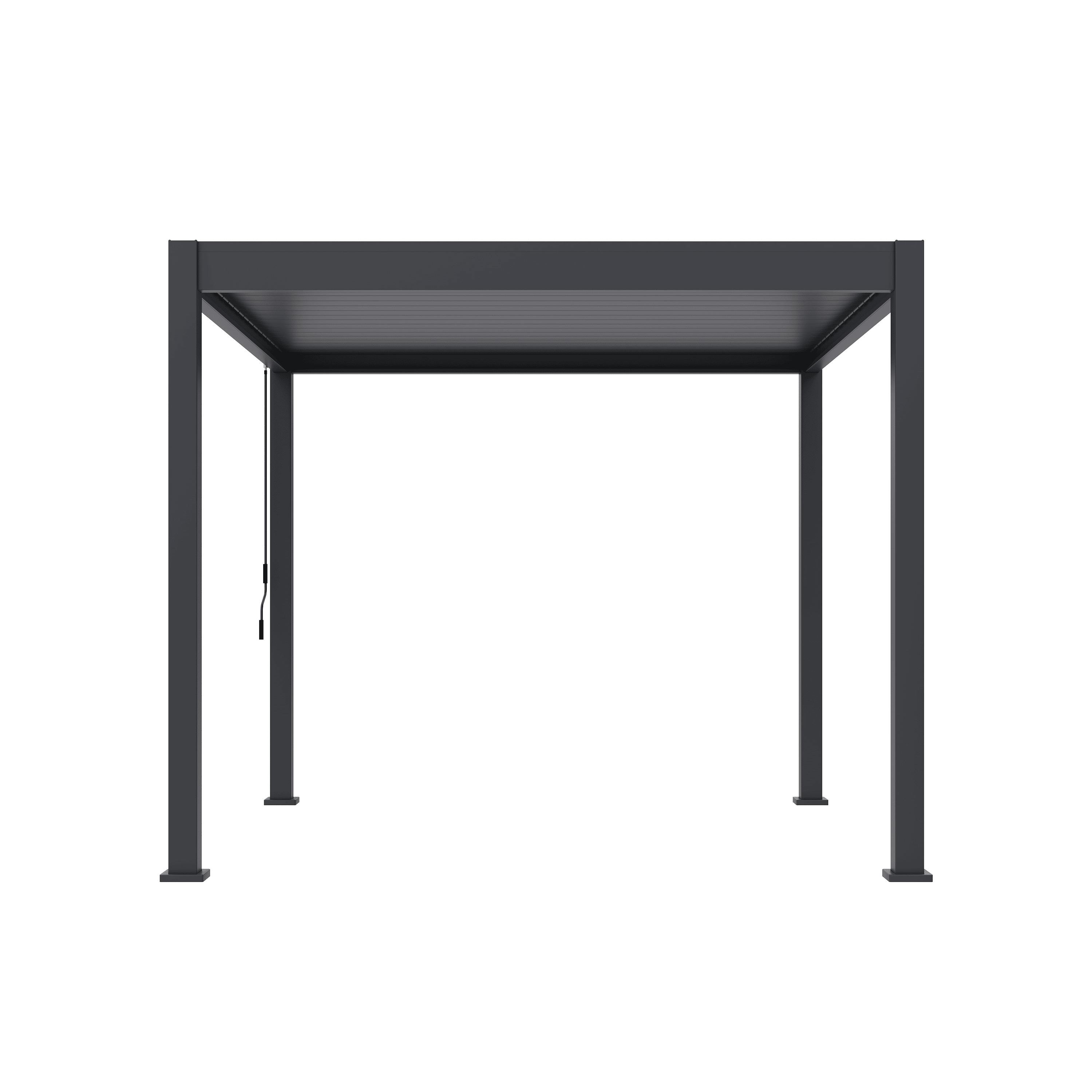 Orion Deluxe overkapping - 300x300 cm - Antraciet