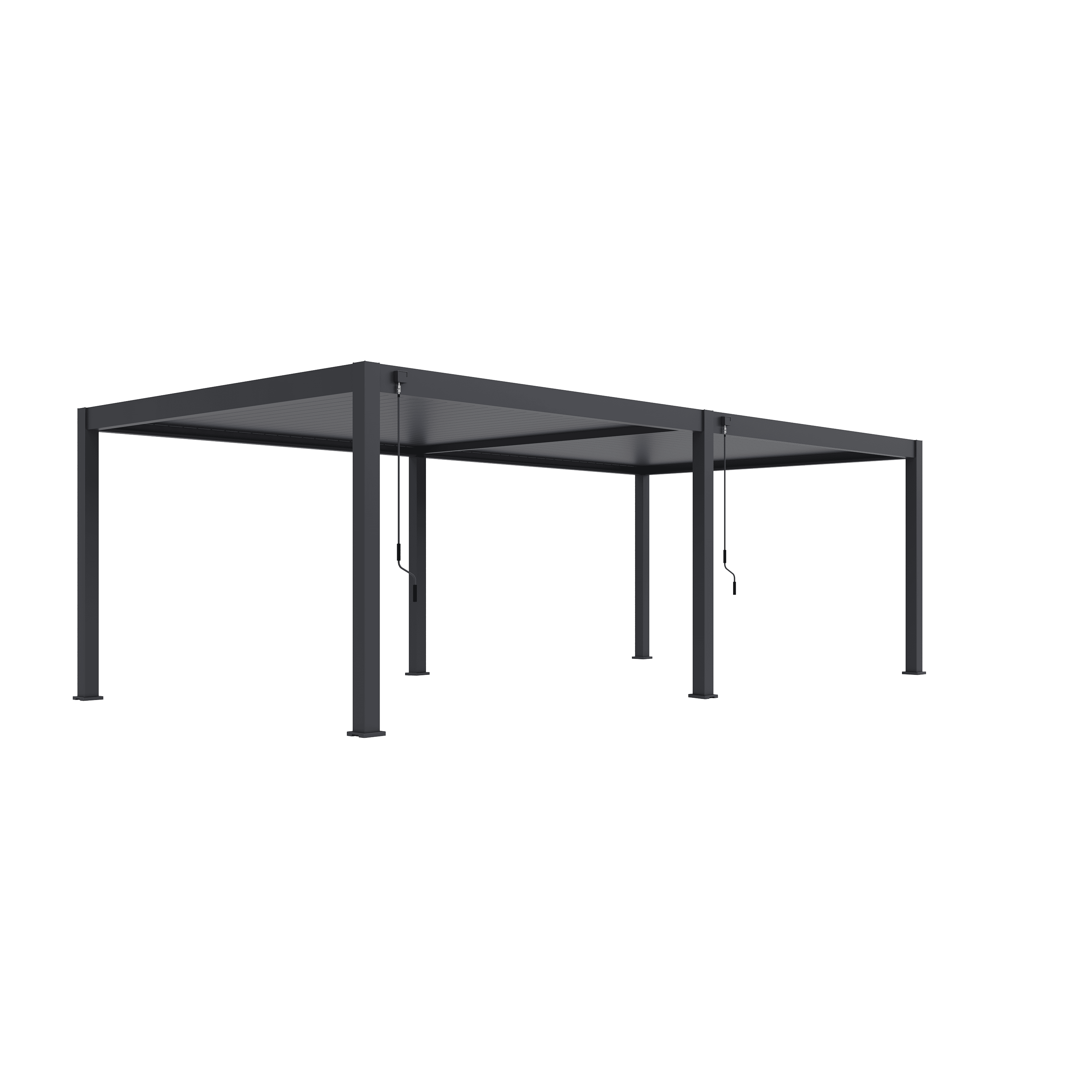 Orion Premium overkapping - 400x800 cm - Antraciet