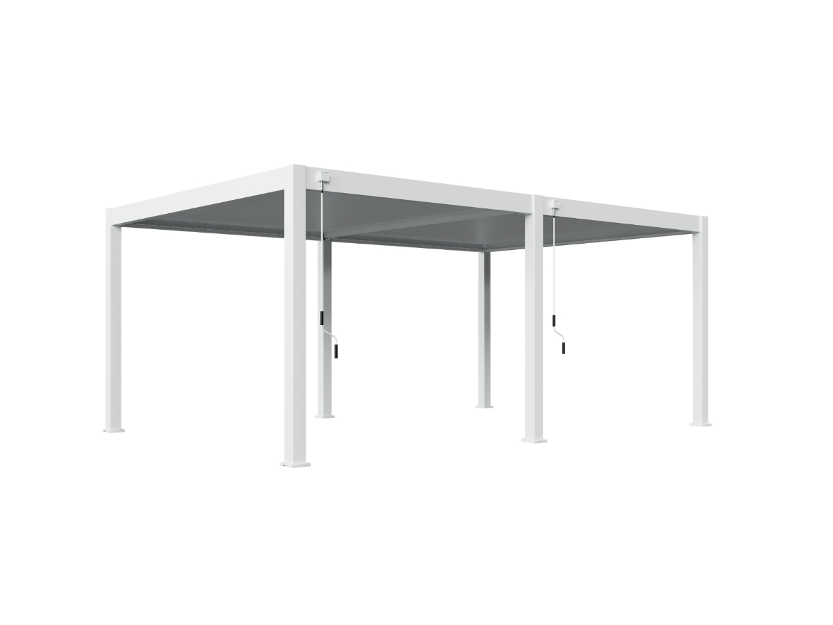 Orion Premium overkapping - 400x600 cm - Wit