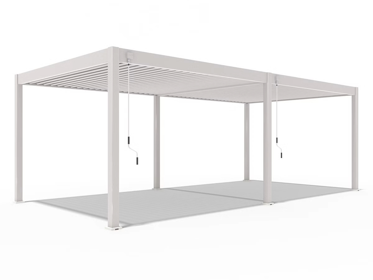 Orion Deluxe overkapping - 360x720 cm - Kiezelgrijs