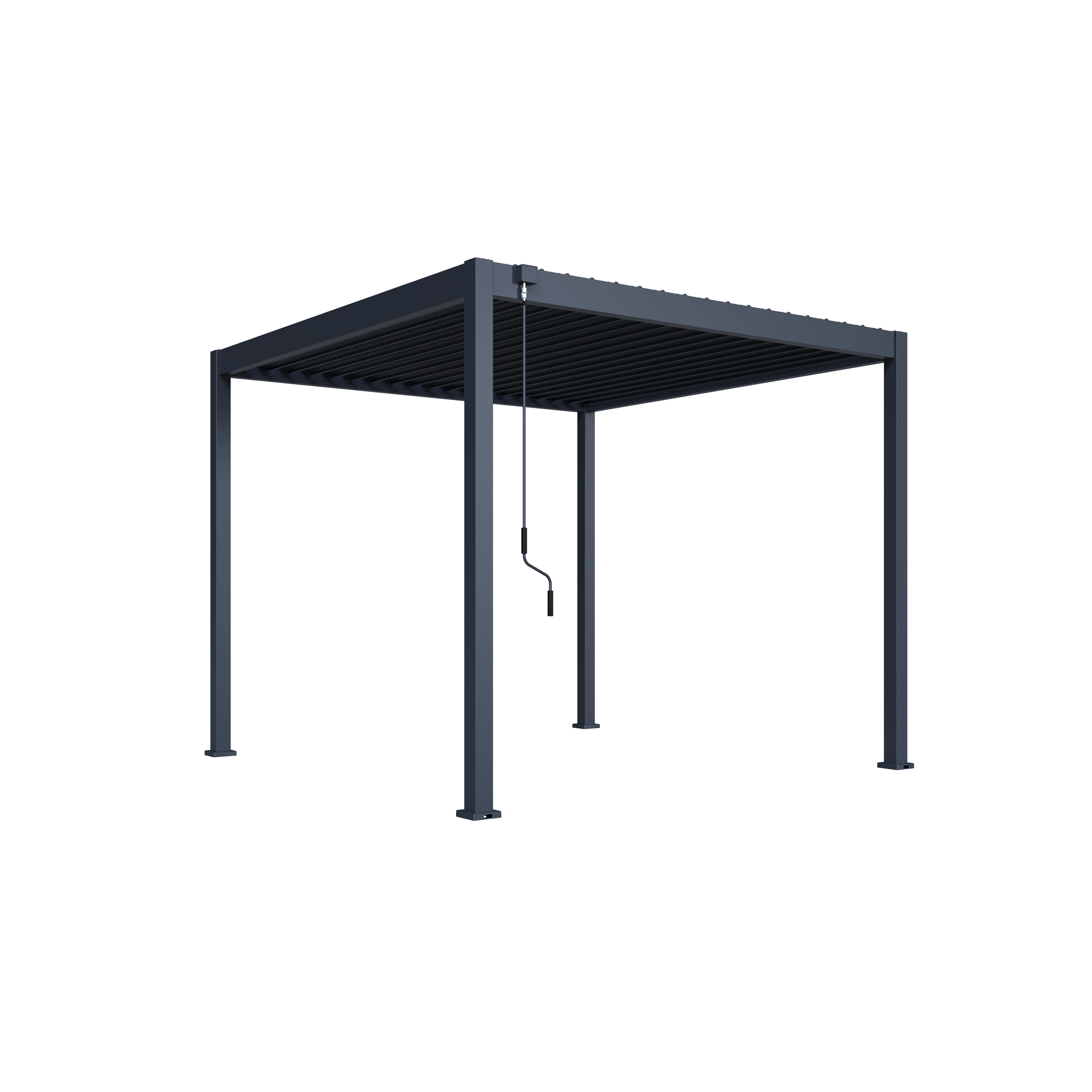 Orion Eco overkapping - 300x300 cm - Antraciet