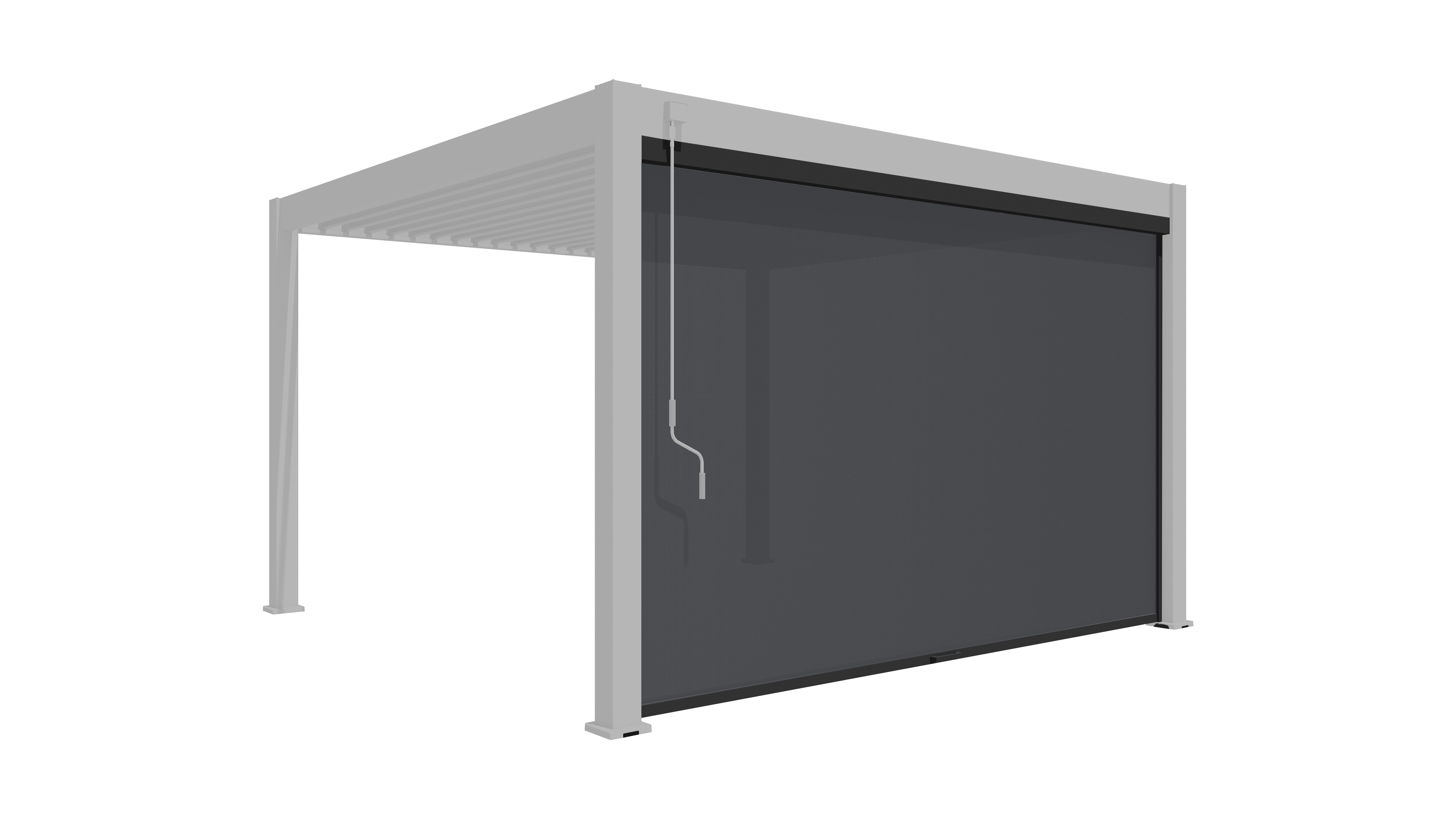 Orion windscherm - 360 cm - Wit