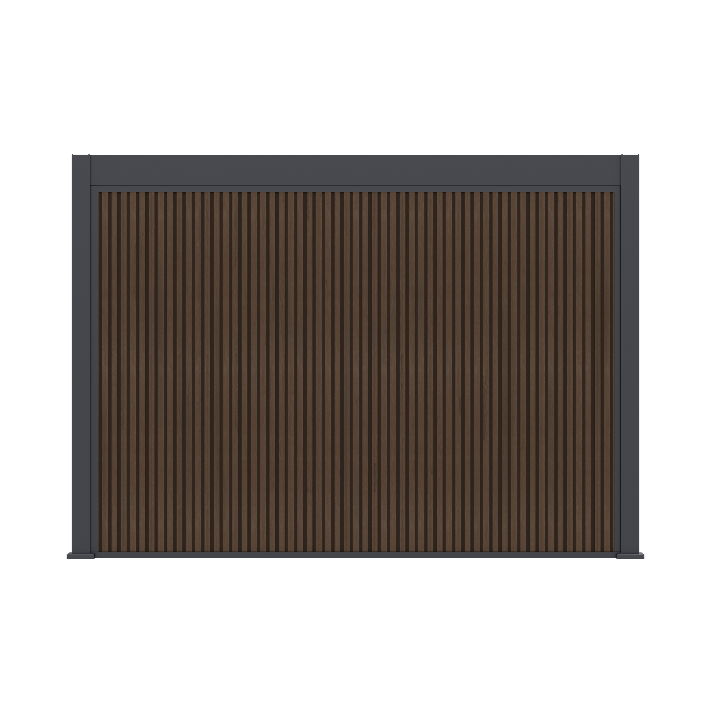 Orion opbergmodule - 360 cm - Antraciet / Wood