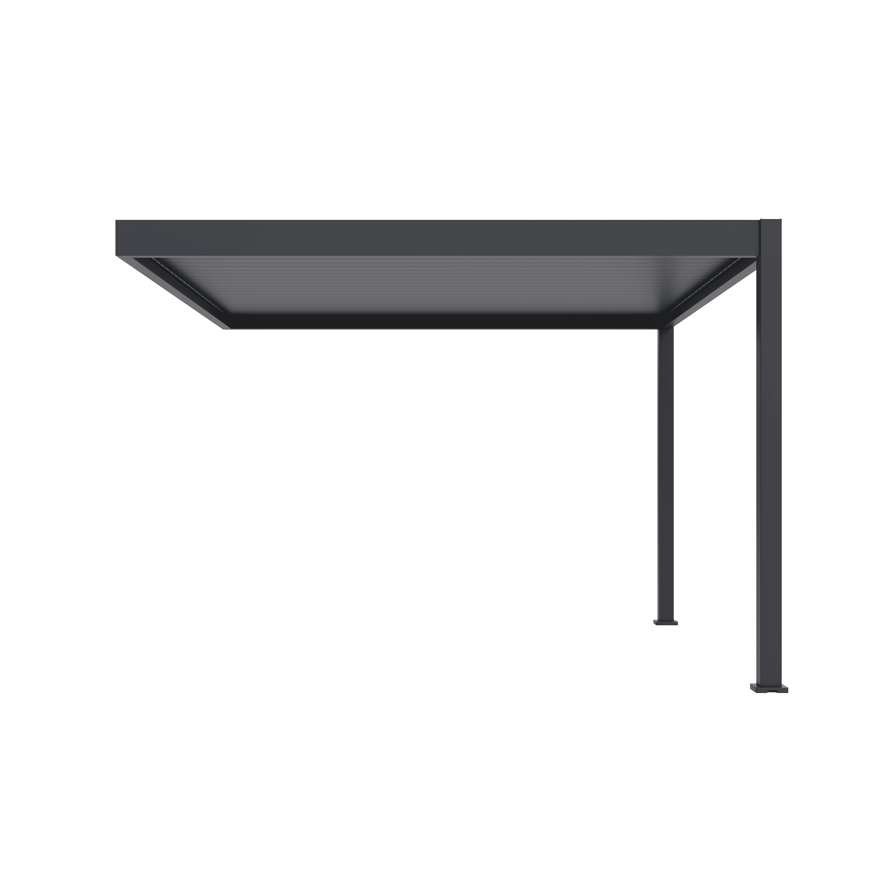 Orion Deluxe overkapping - Muurbevestiging - 360x400 cm - Antraciet