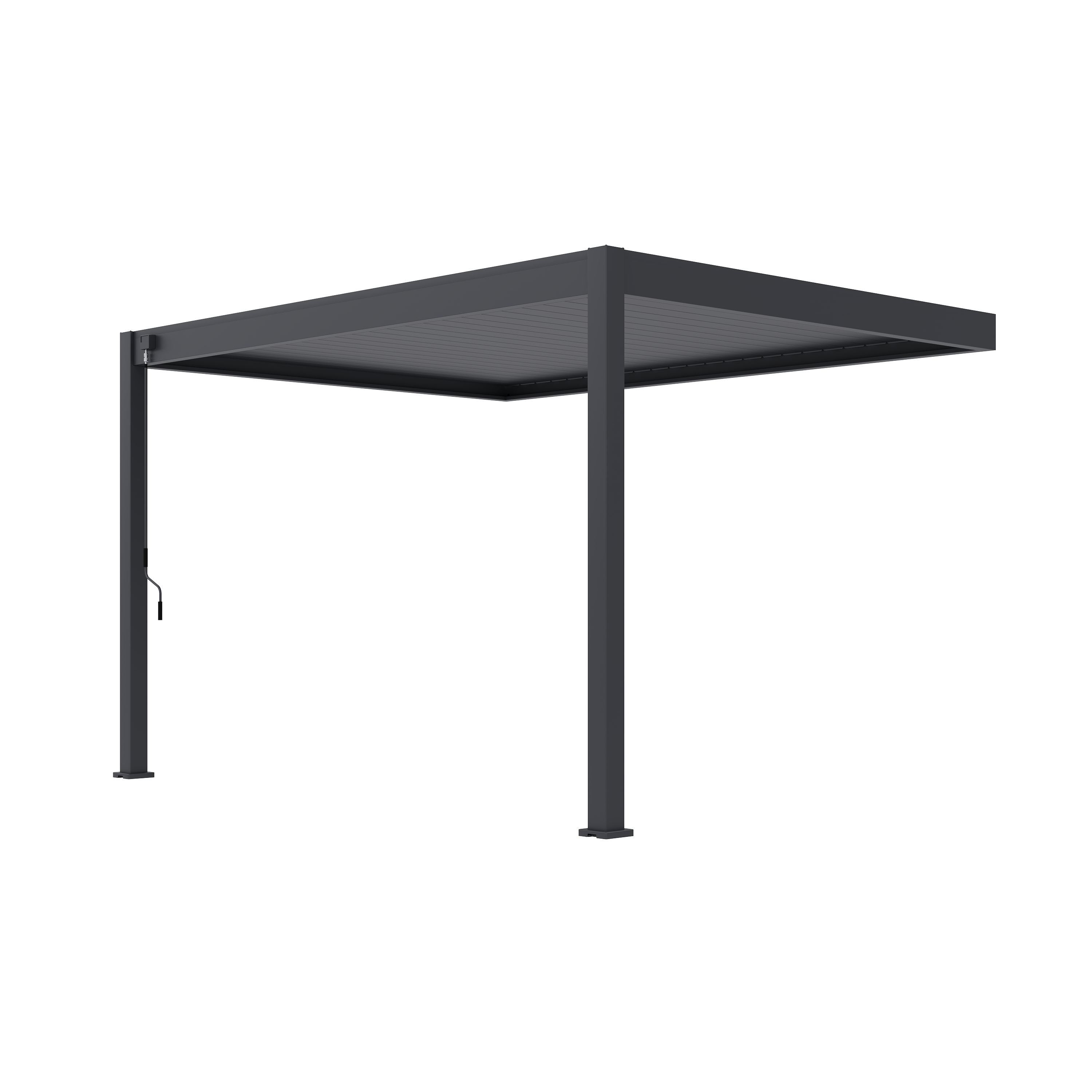 Orion Deluxe overkapping - Muurbevestiging - 300x400 cm - Antraciet