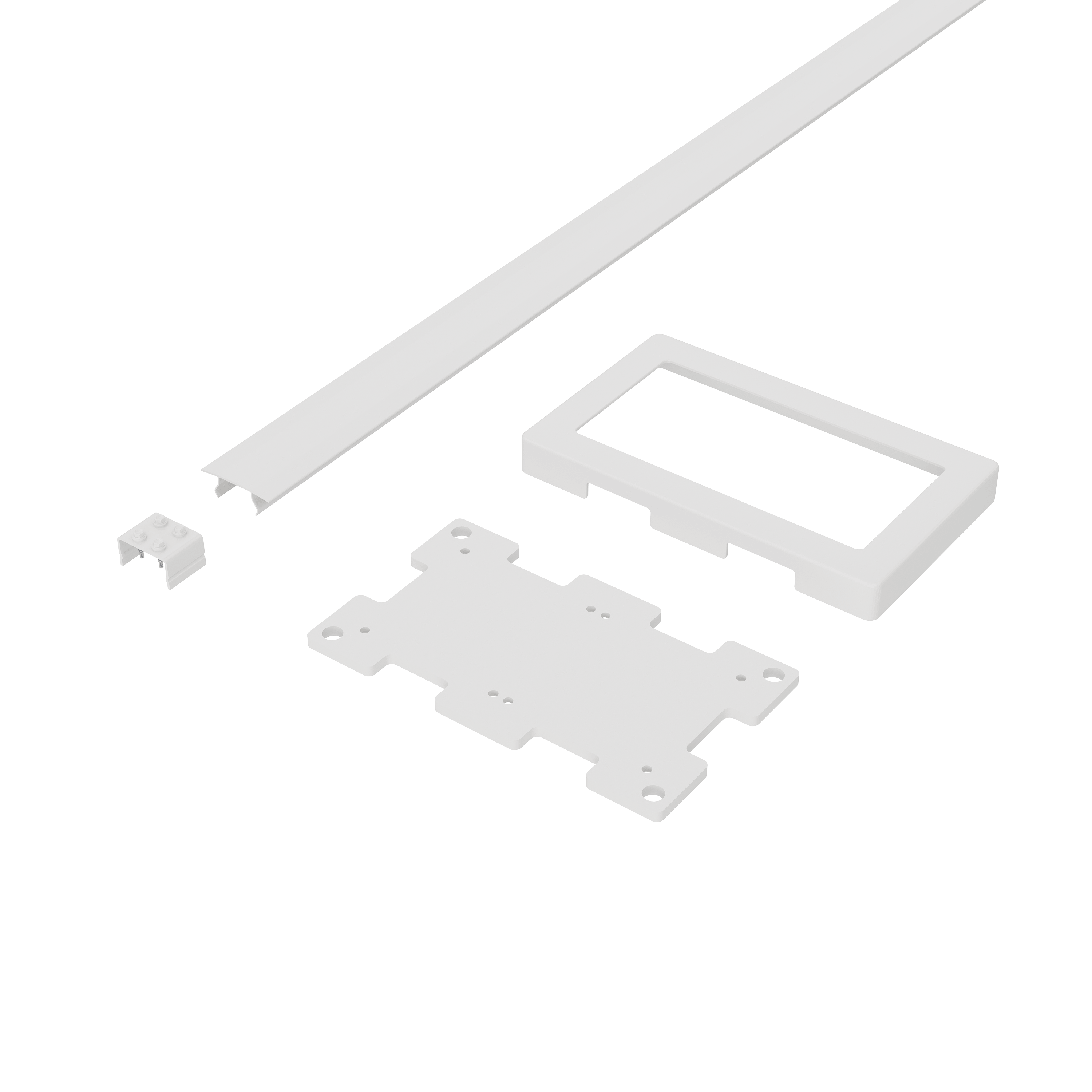Orion verbindingsset - 360 cm -  Voor 3,6 meter zijkant - Wit