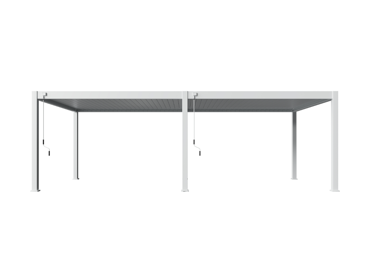 Orion Premium overkapping - 400x800 cm - Wit