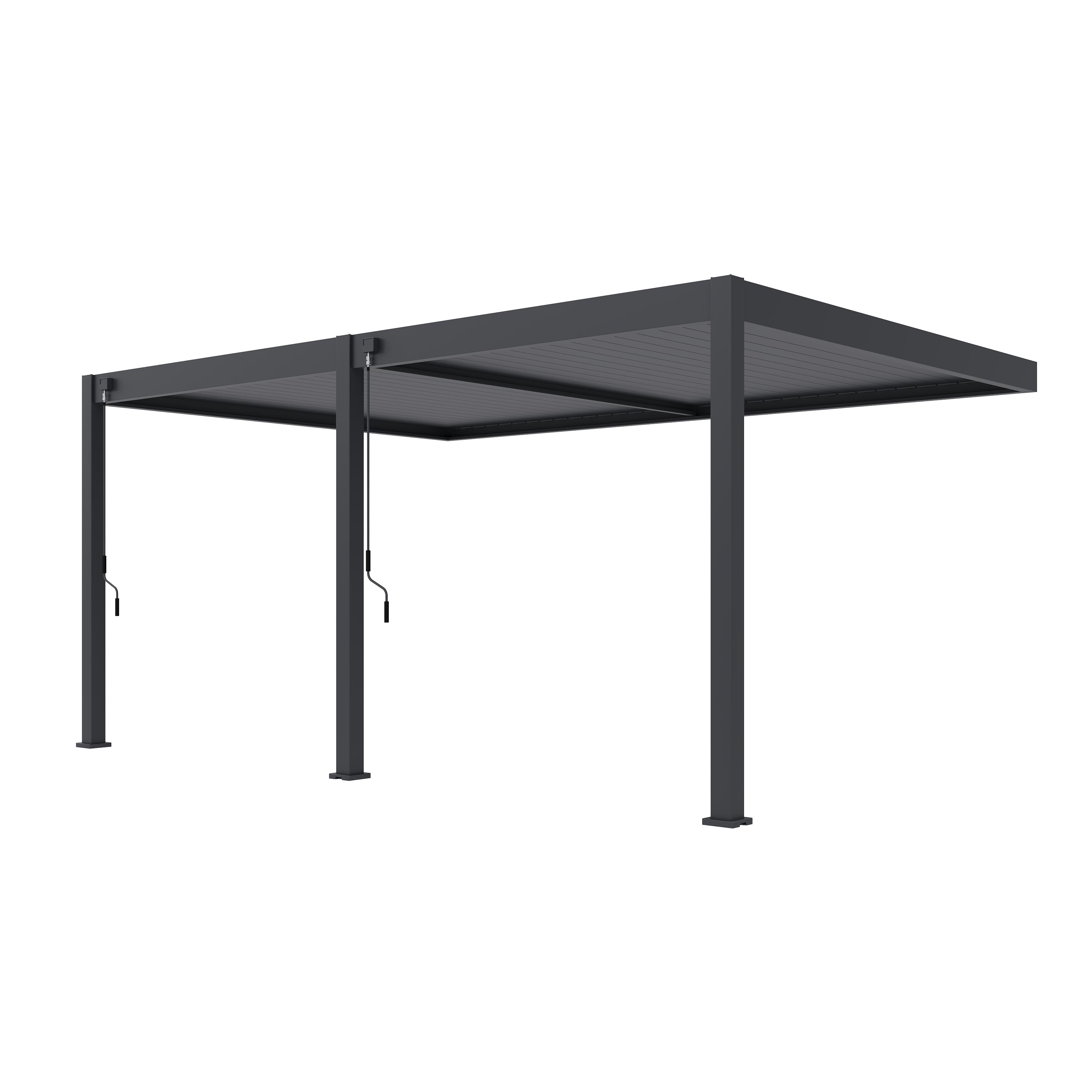 Orion Deluxe overkapping - Muurbevestiging - 360x530 cm - Antraciet