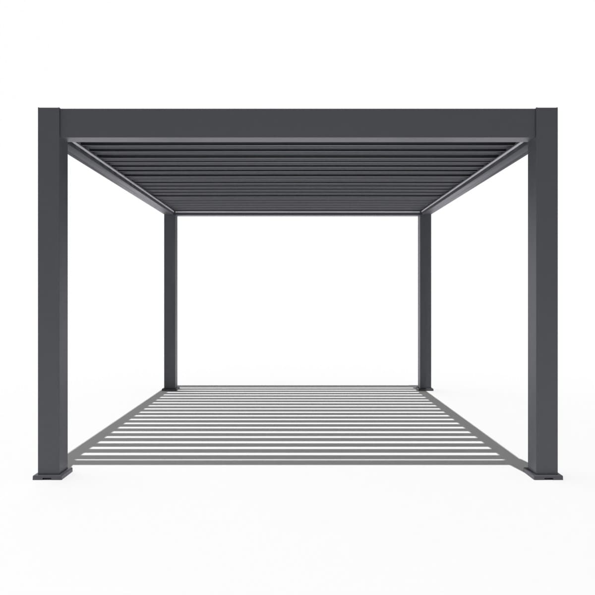 Orion Prestige elektrische overkapping E-LED - 360 x 400 - antraciet - inclusief zonwering en LED verlichting