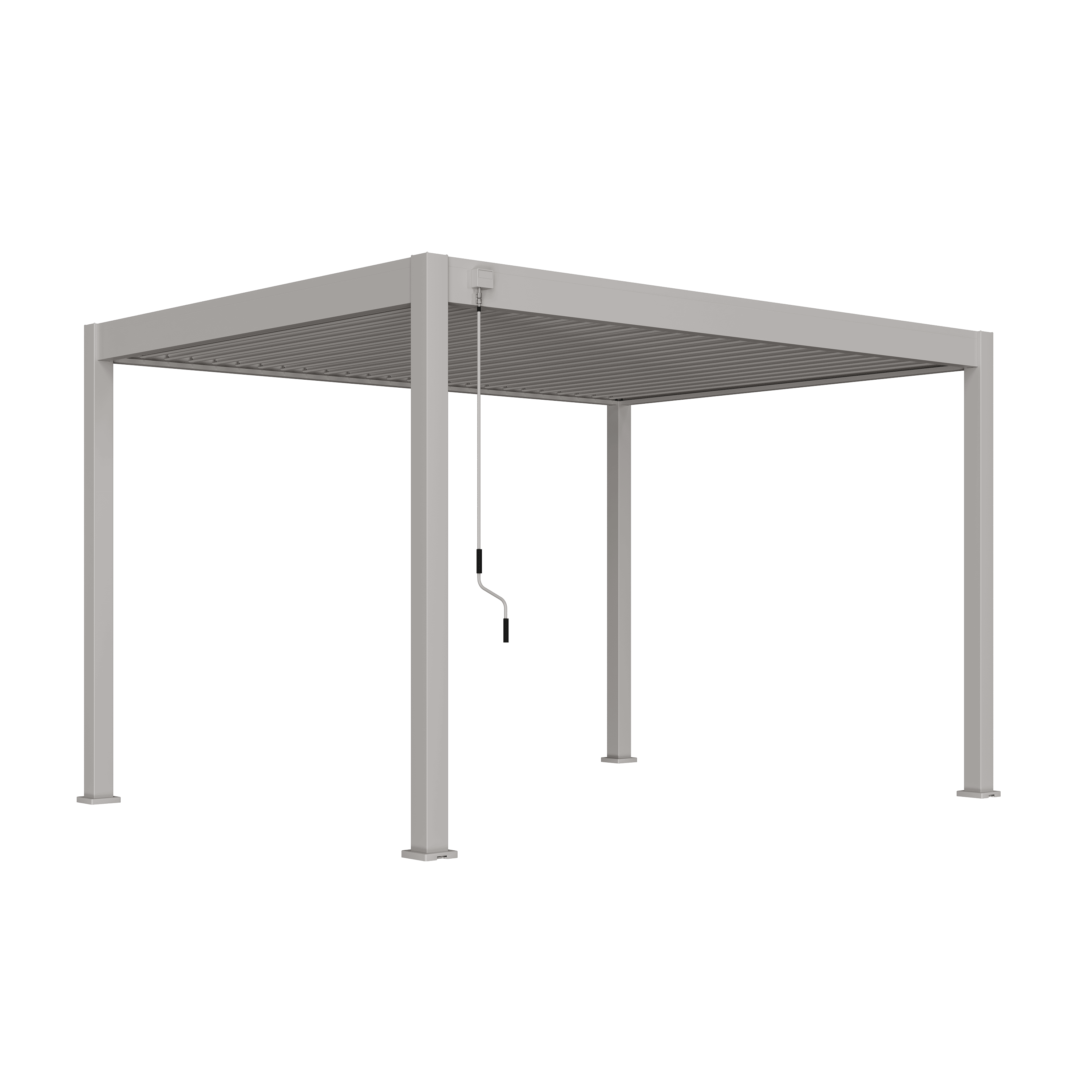 Orion Comfort overkapping - 300x400 cm - Kiezelgrijs