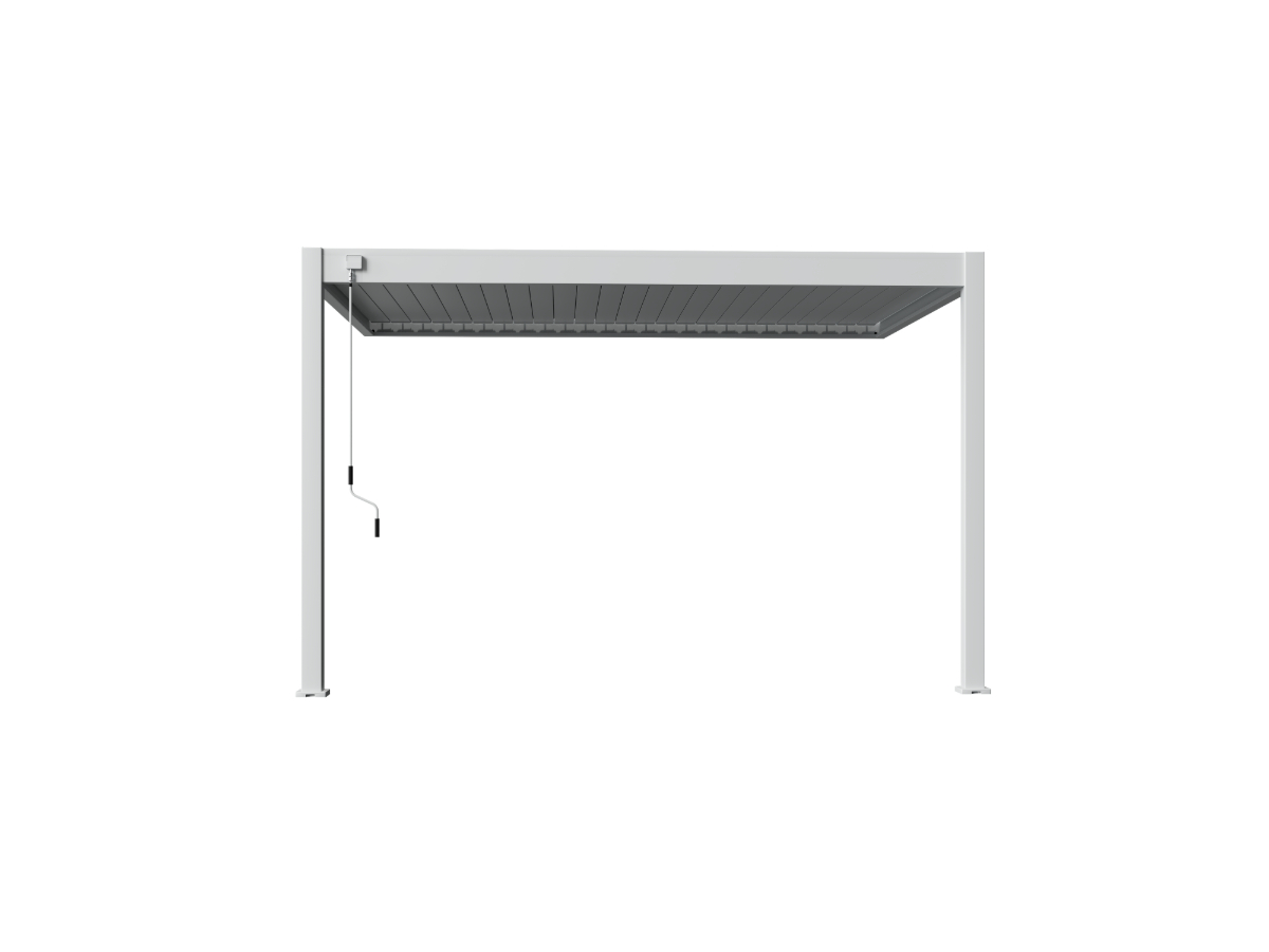  Orion Deluxe overkapping - Muurbevestiging - 300x360 cm - Wit