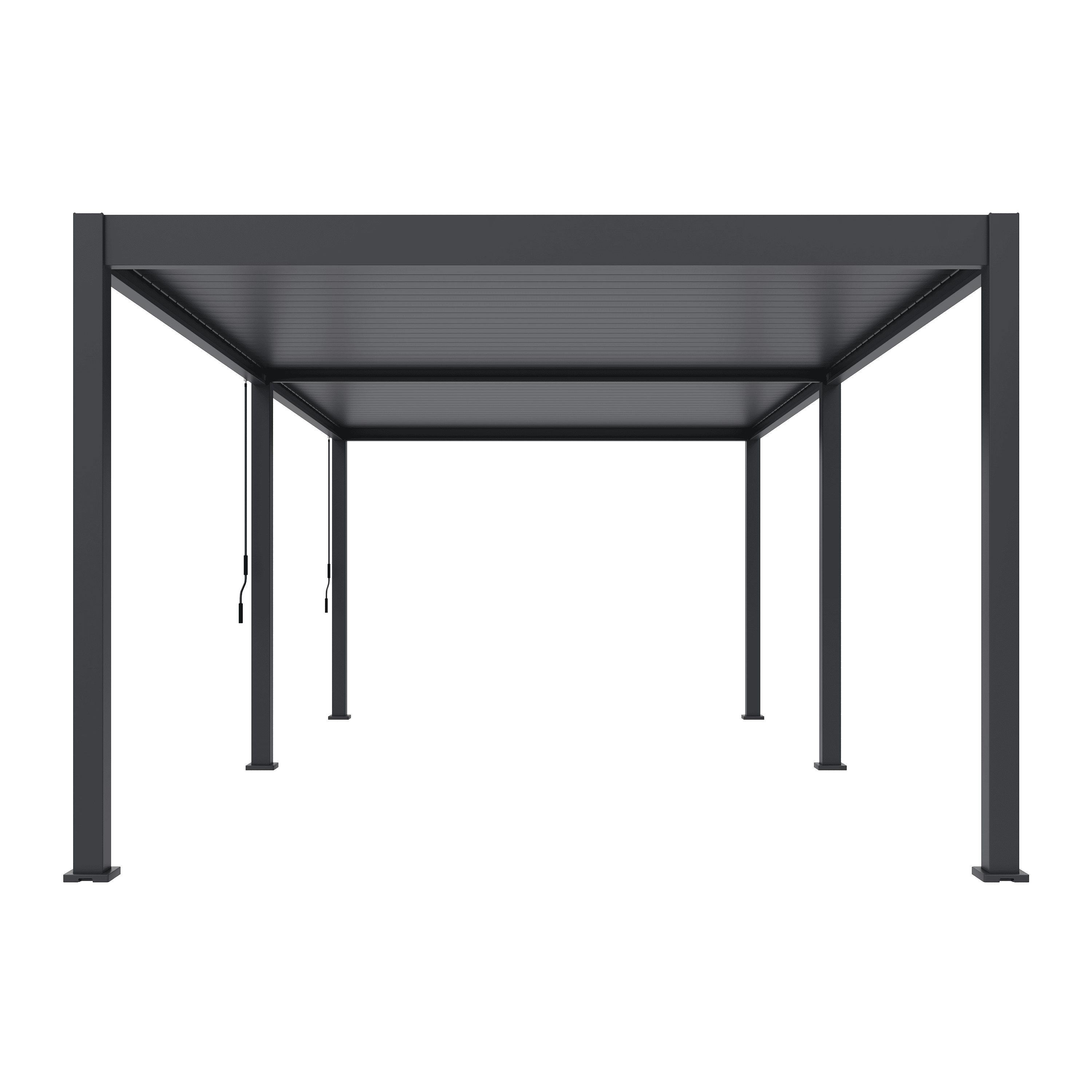 Orion Deluxe overkapping - 360x720 cm - Antraciet