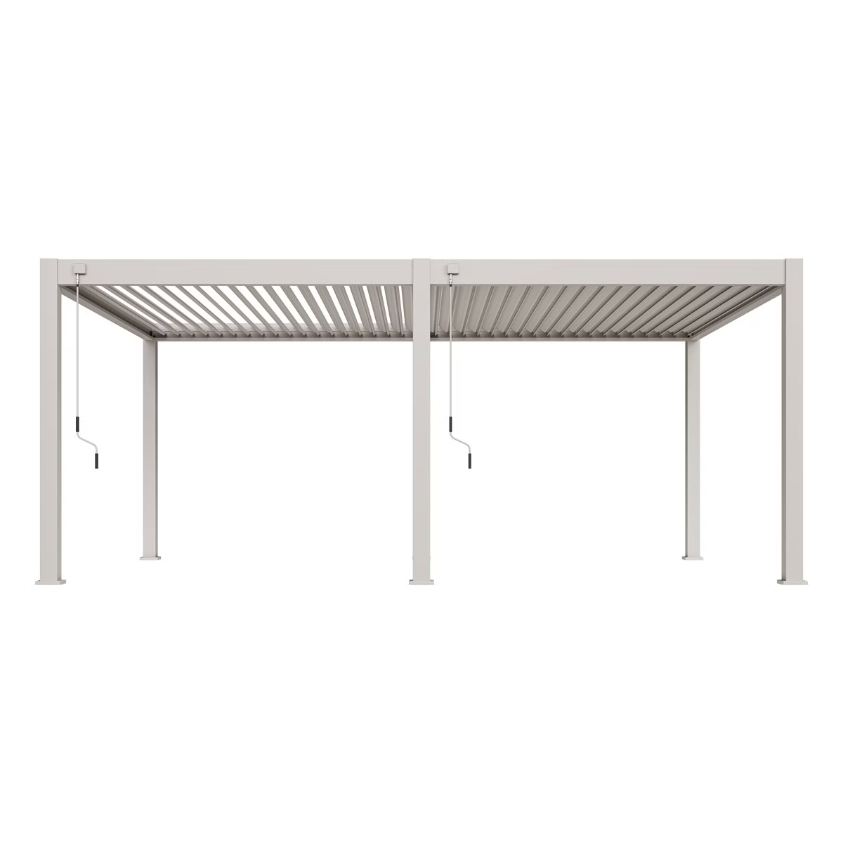 Orion Premium overkapping - 400x600 cm - Kiezelgrijs