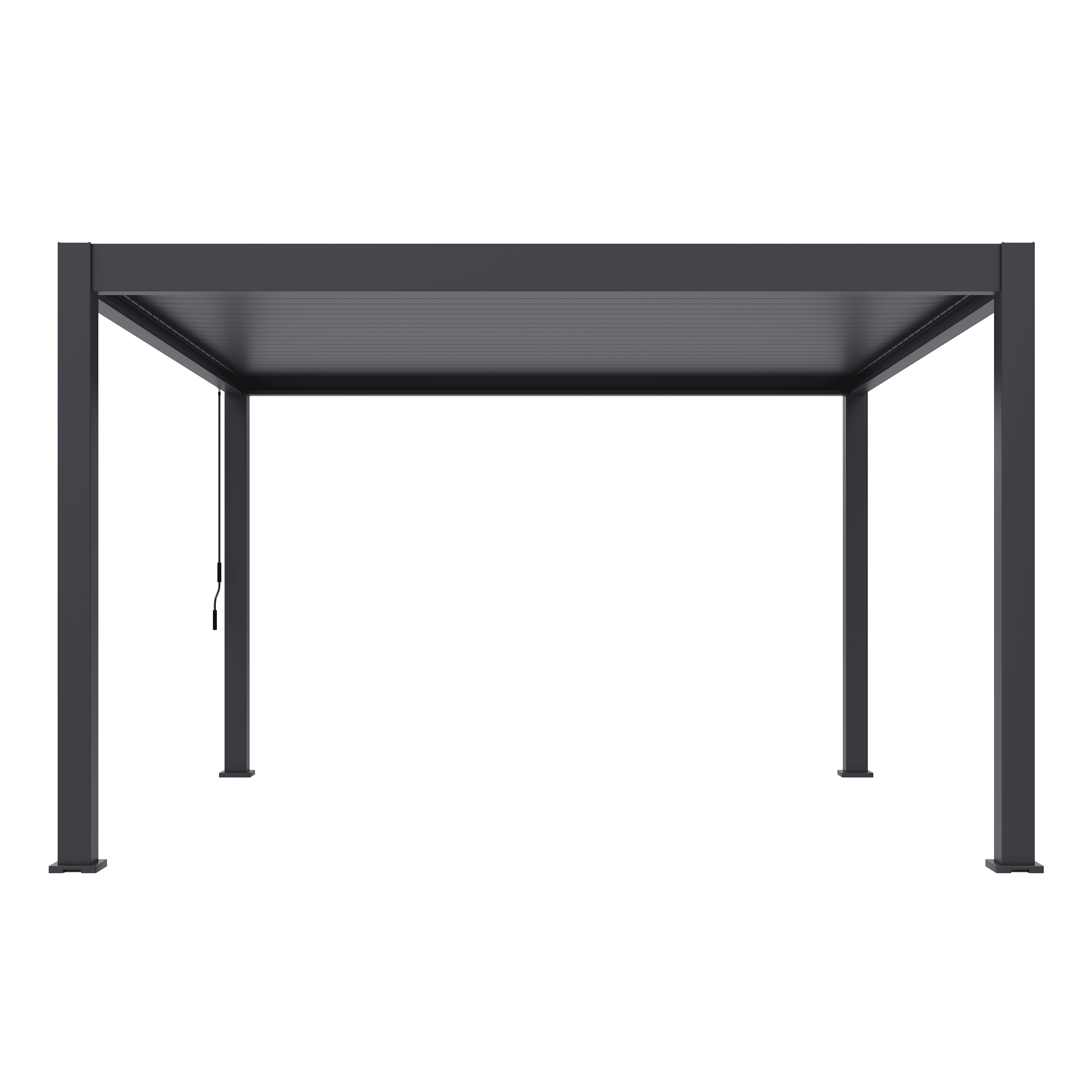 Orion Premium overkapping - 400x400 cm - Antraciet