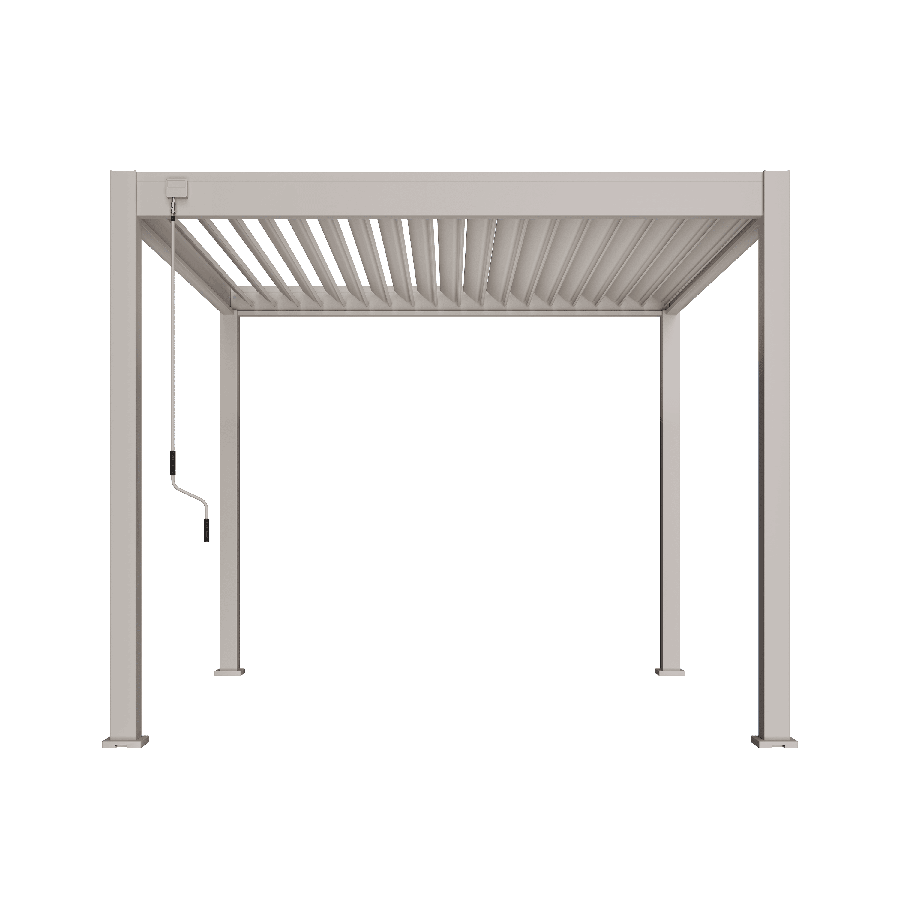 Orion Deluxe overkapping - 300x300 cm - Kiezelgrijs