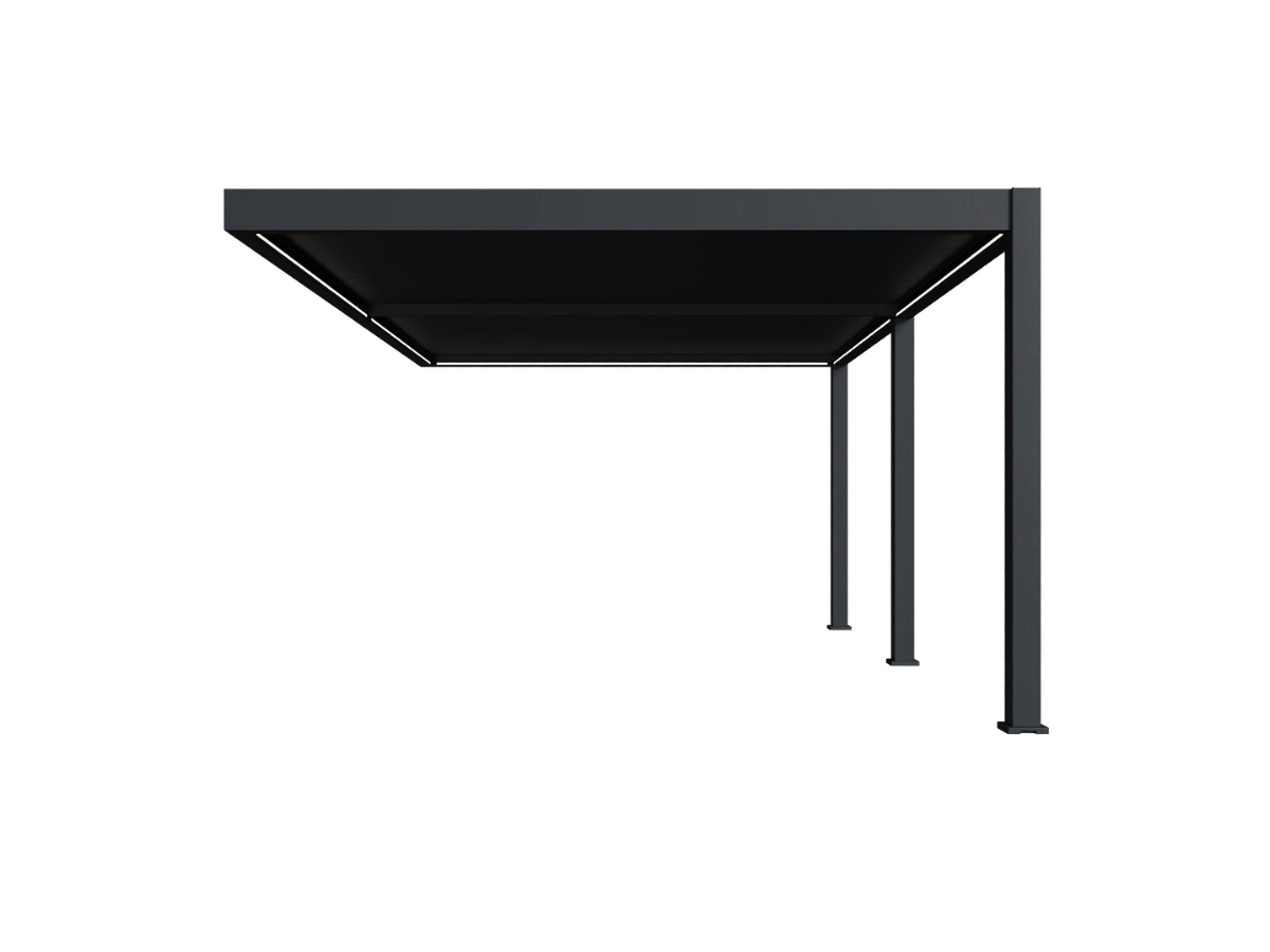 Orion Premium overkapping - E-LED - Muurbevestiging - 400x600 cm - Antraciet