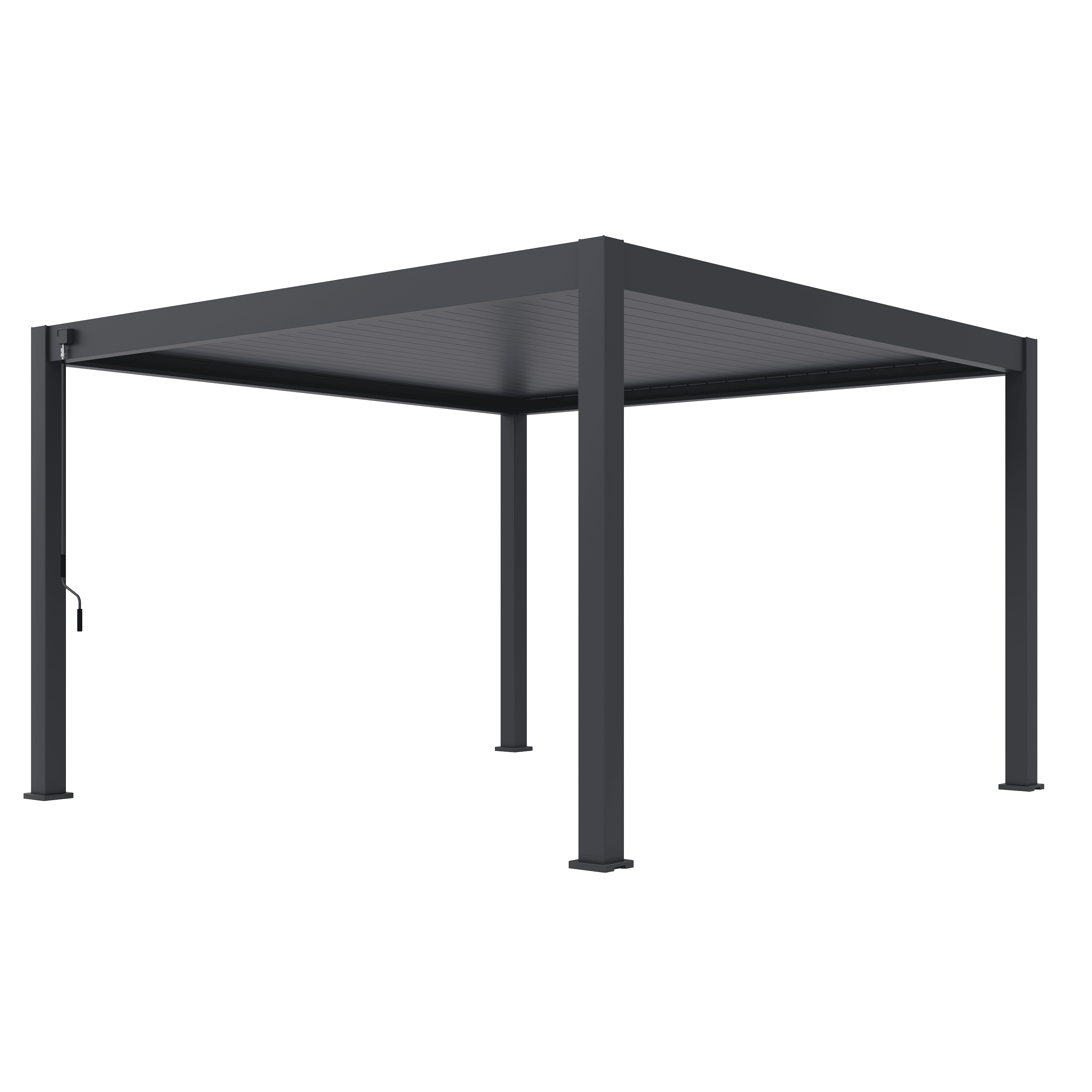 Orion Premium overkapping - 400x400 cm - Antraciet