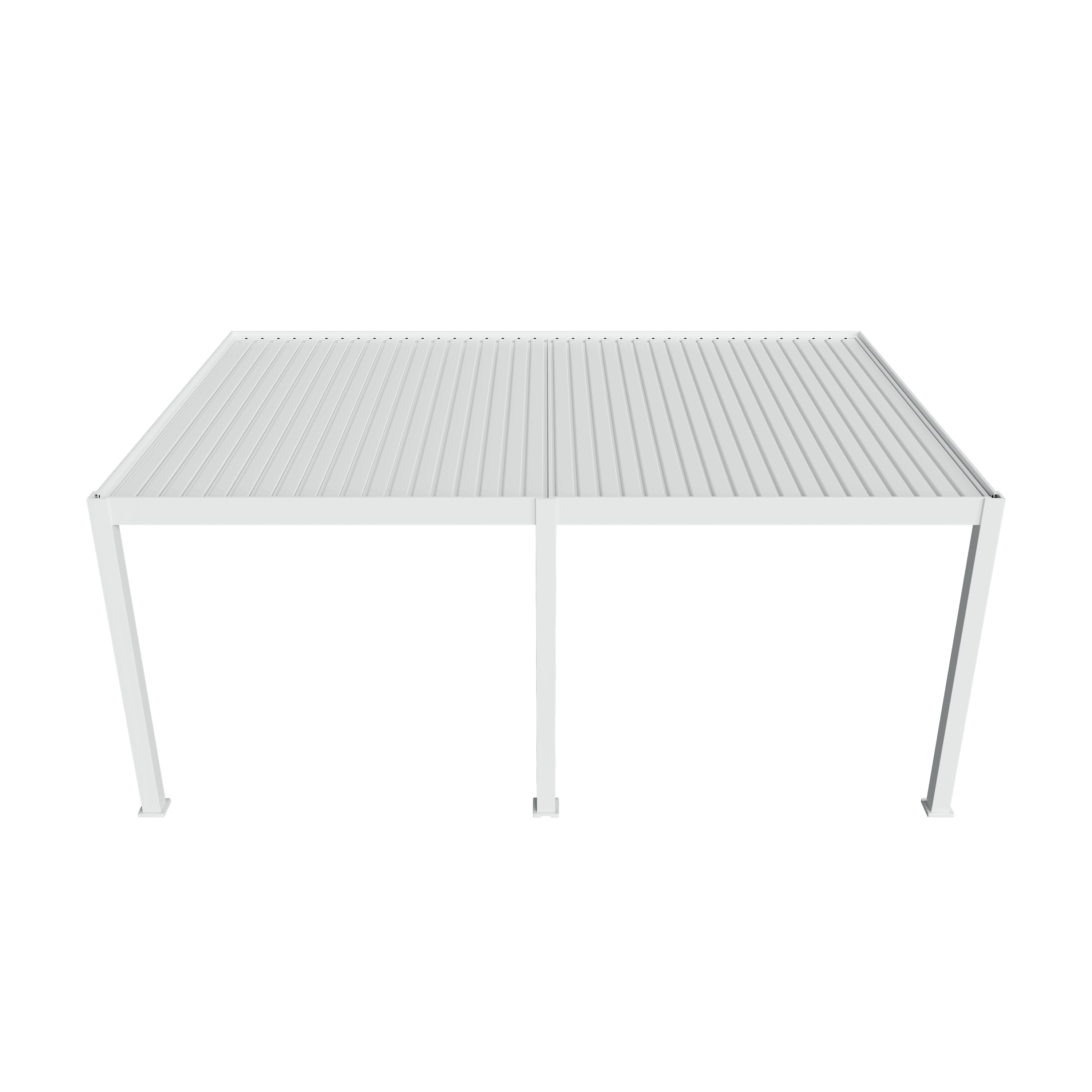 Orion Premium overkapping - E-LED - Muurbevestiging - 400x600 cm - Wit