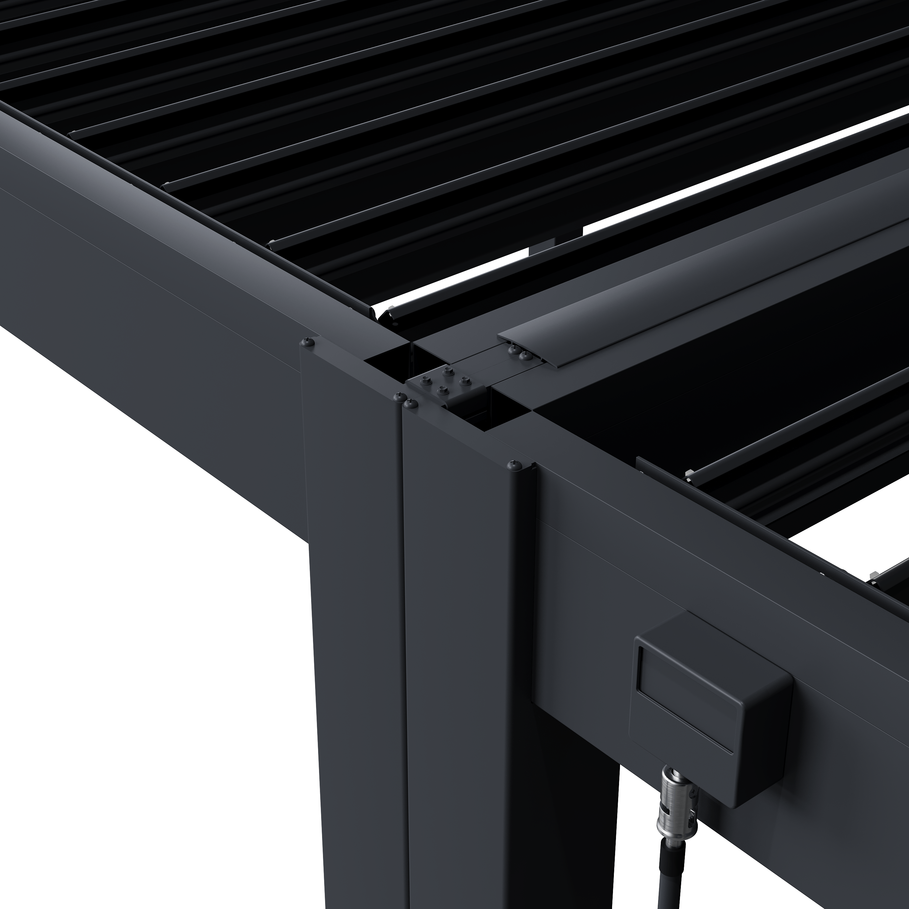 Orion verbindingsset - 300 cm -  Voor 3 meter zijkant - Wit