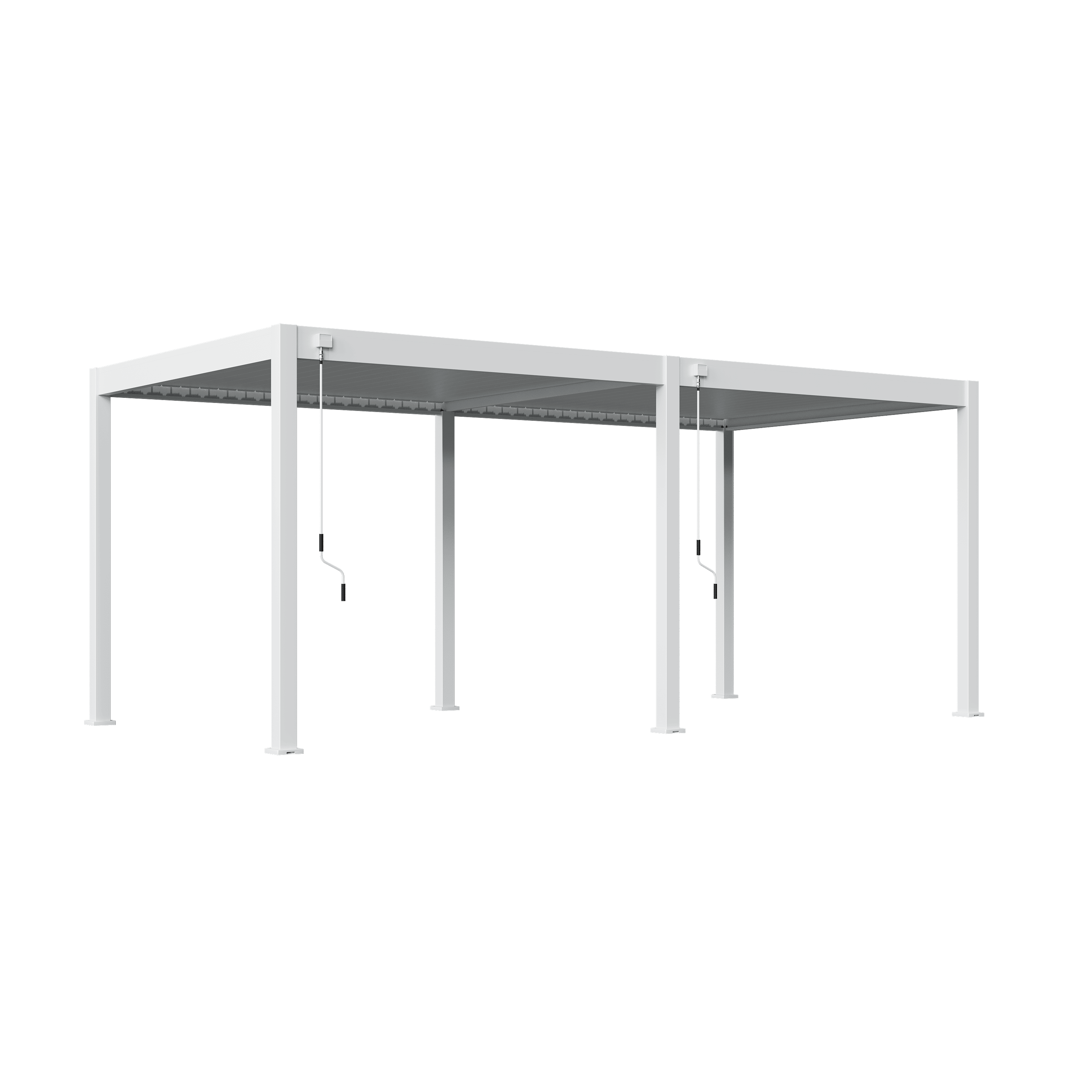 Orion Deluxe overkapping - 300x600 cm - Wit