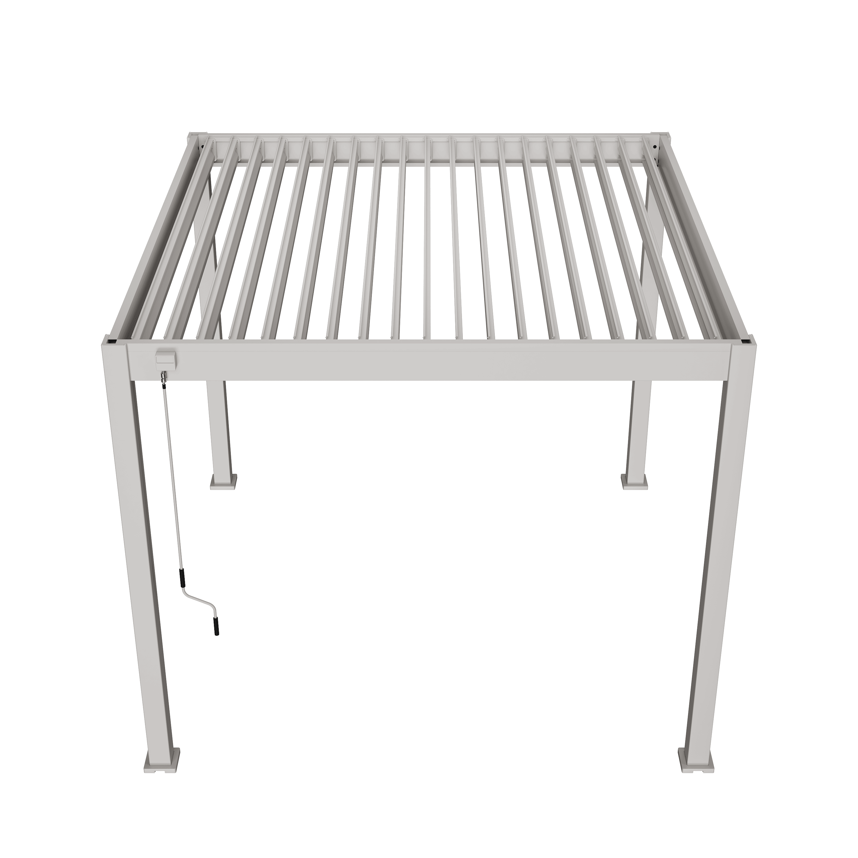 Orion Comfort overkapping - 300x300 cm - Kiezelgrijs