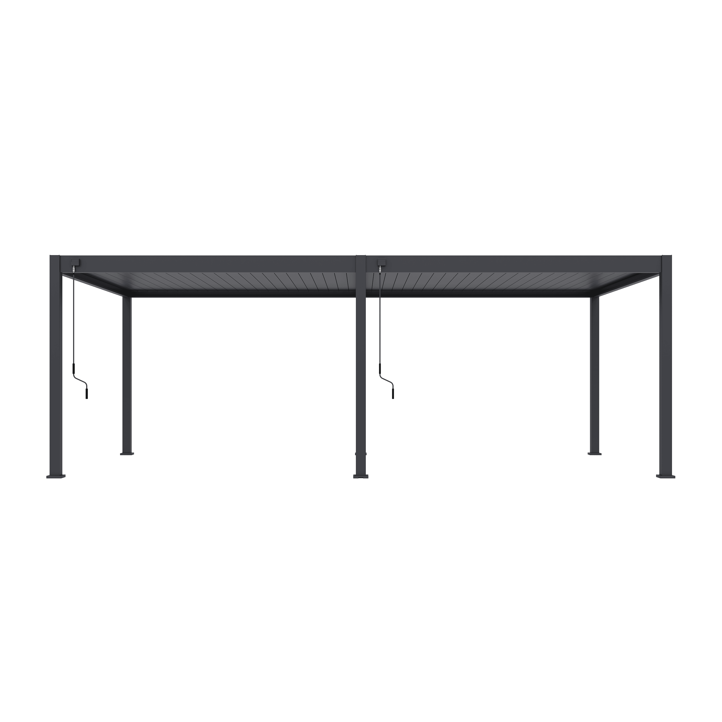 Orion Deluxe overkapping - 360x720 cm - Antraciet